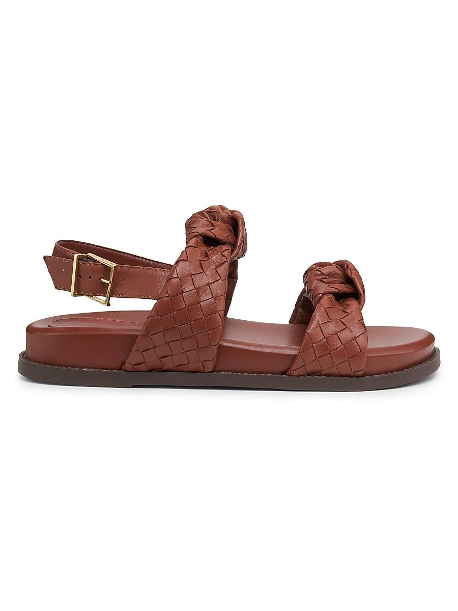 Womens Kareena Knot Leather Sandals Product Image