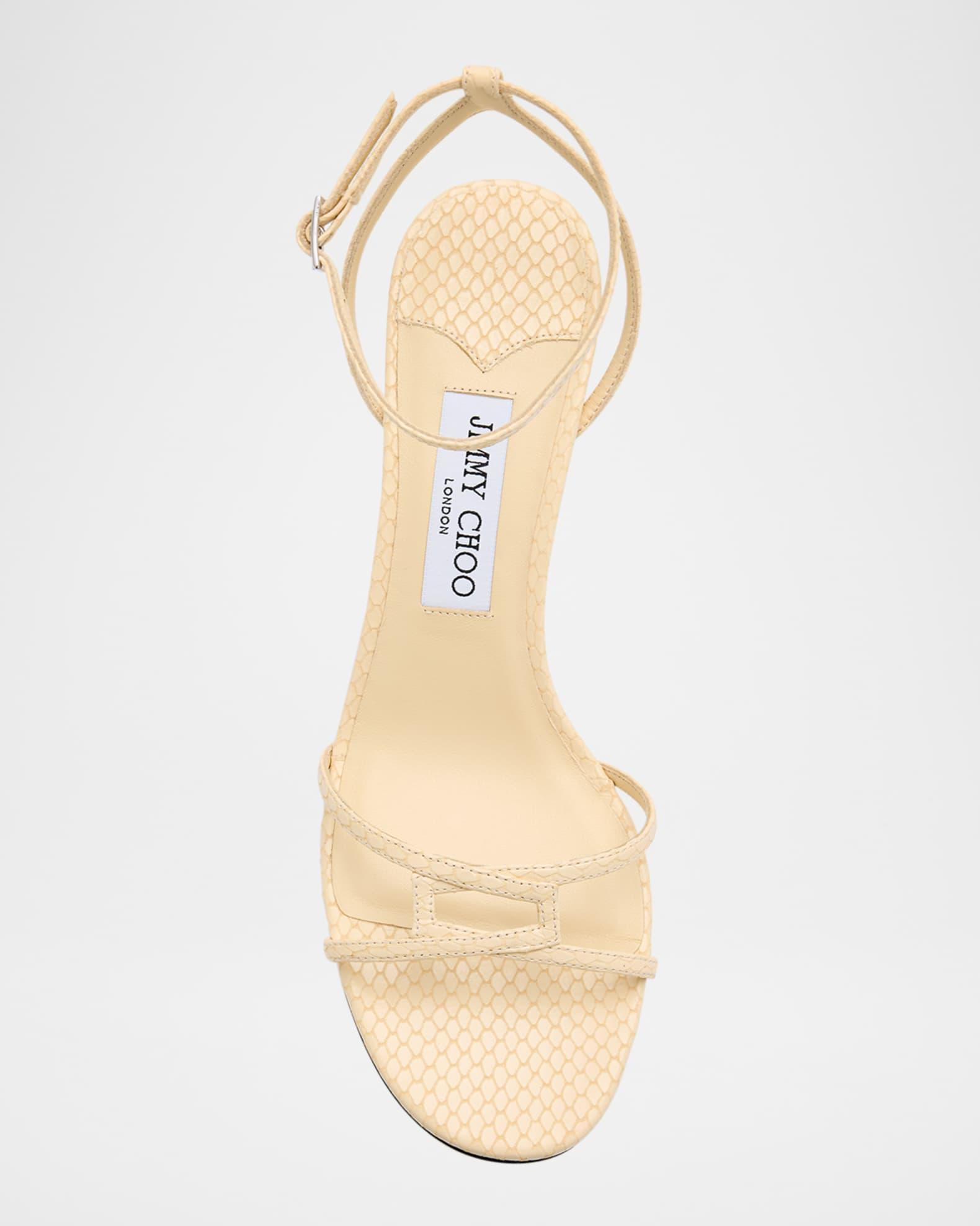 Printed Elaphe 1998 Leo Ankle-Strap Sandals Product Image