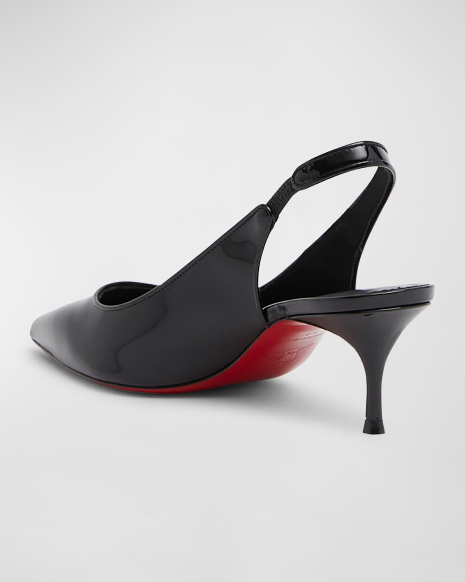 Kate Sporty Patent Slingback Pumps Product Image