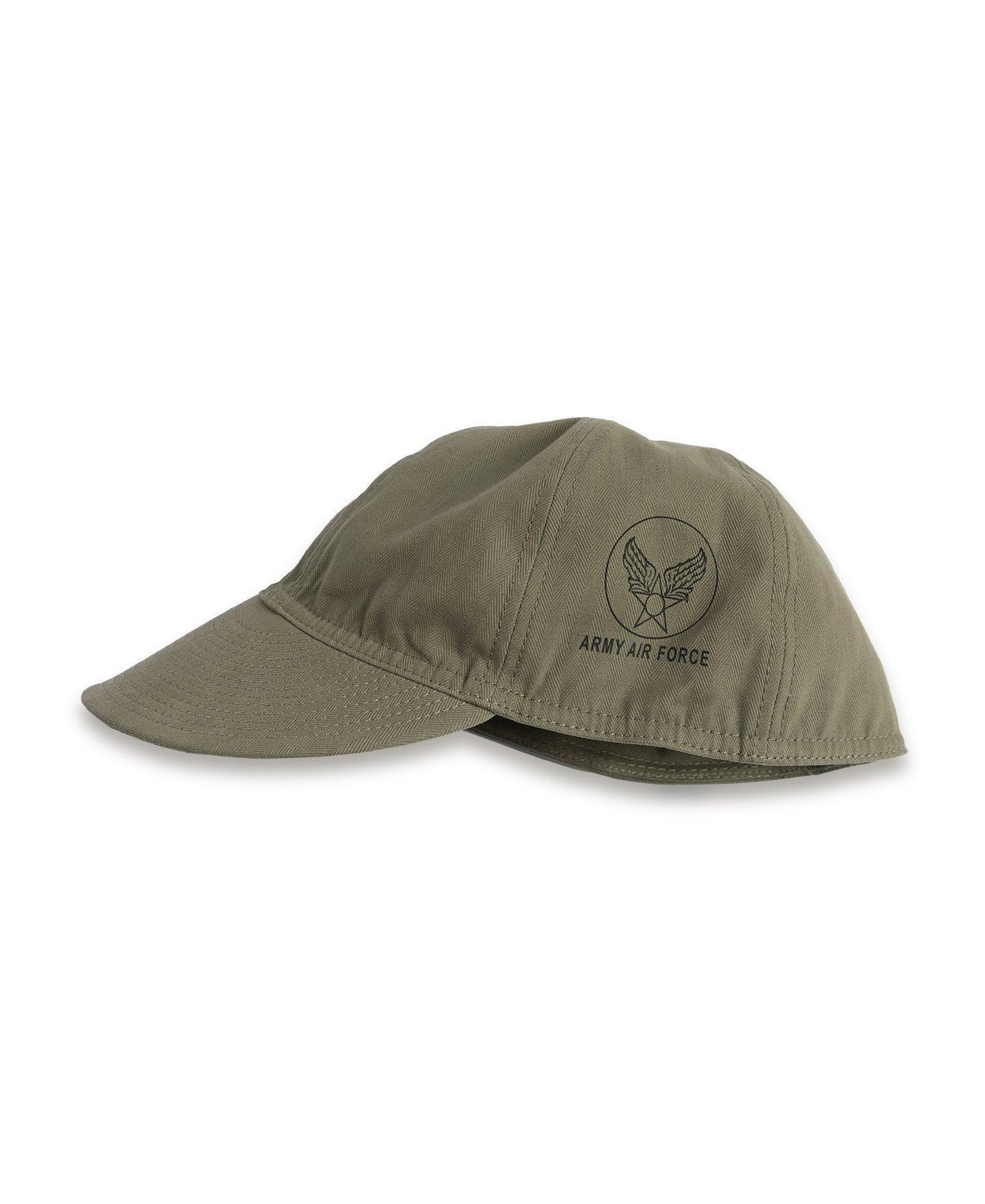 WWII USAAF Type A-3 Cap - Olive Product Image