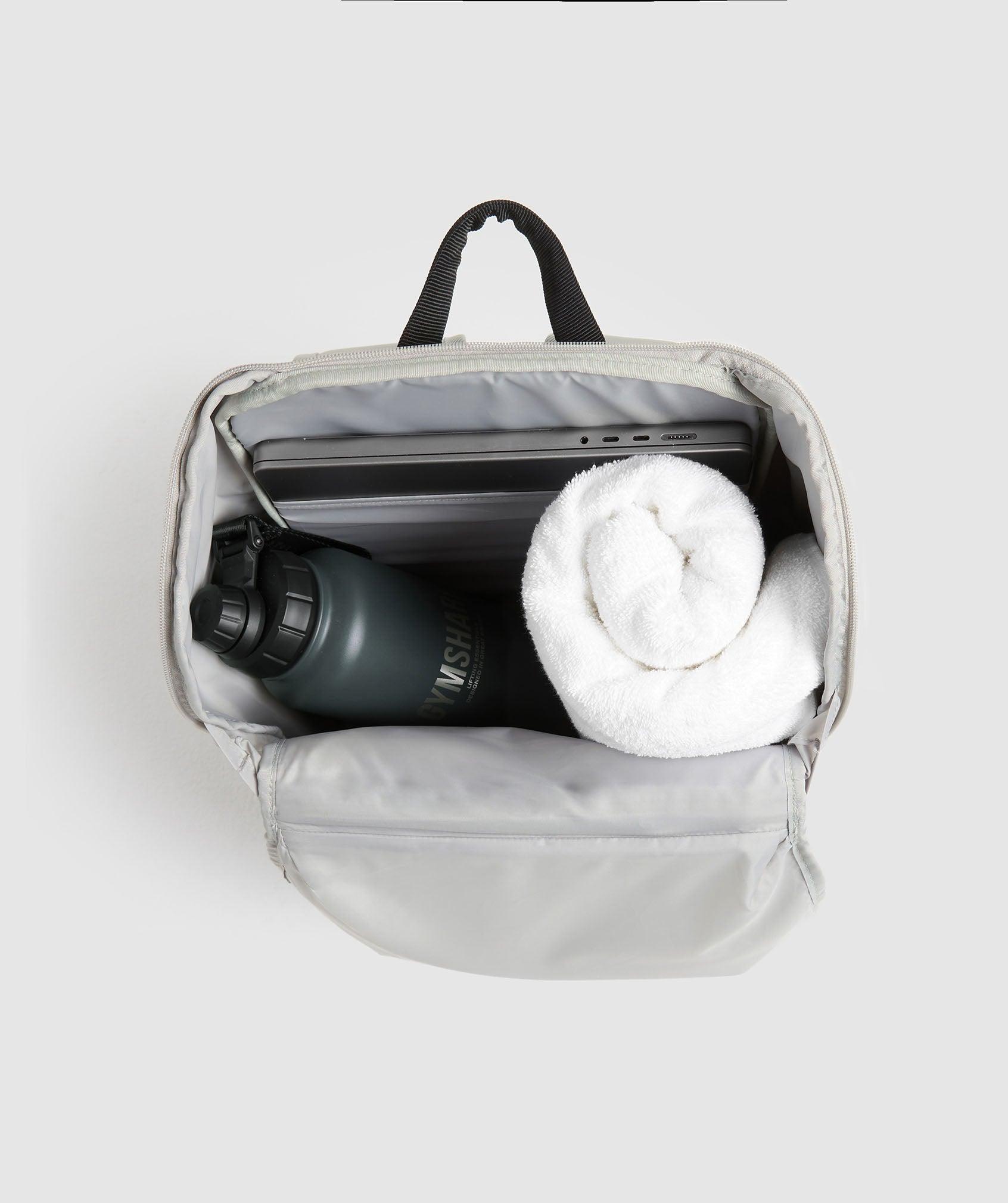 Gymshark Sleek Backpack - Stone Grey Unisex Product Image