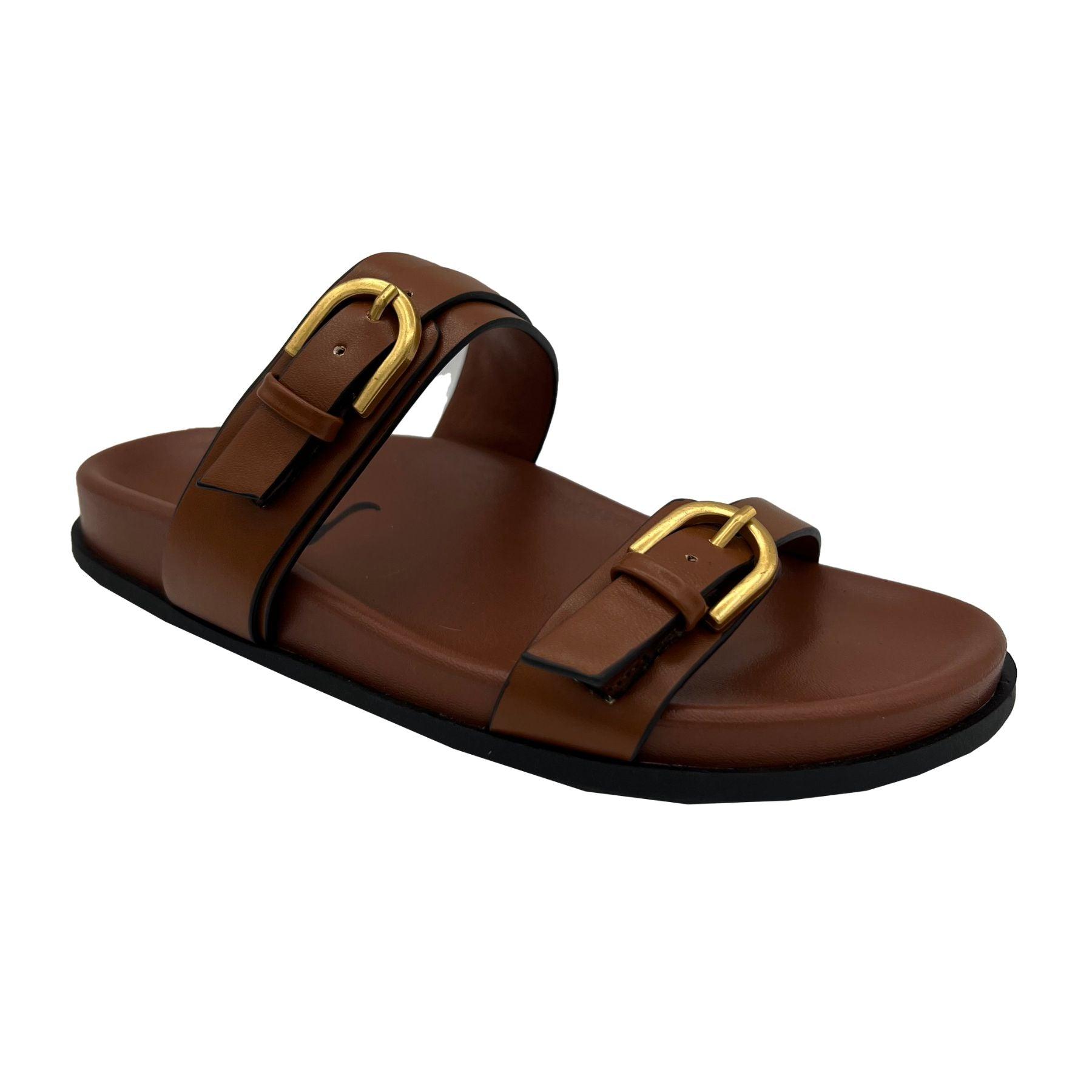 Tess Sandal in Tan Product Image