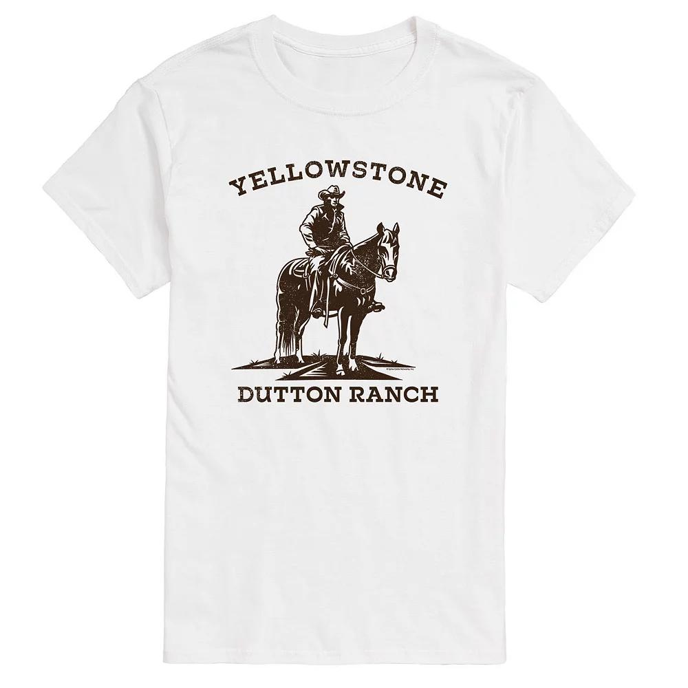 Big & Tall Yellowstone Cowboy Tee, Men's,  Product Image