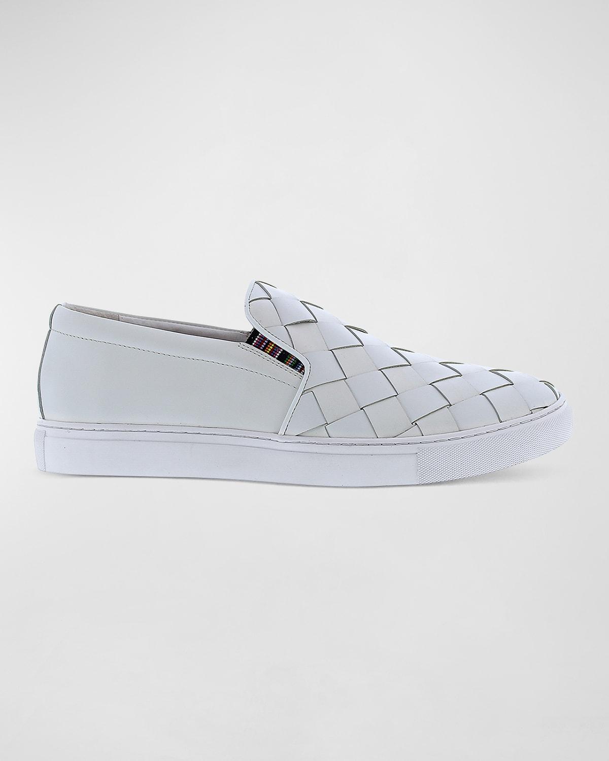 Men's Astor Leather Slip-On Sneakers Product Image