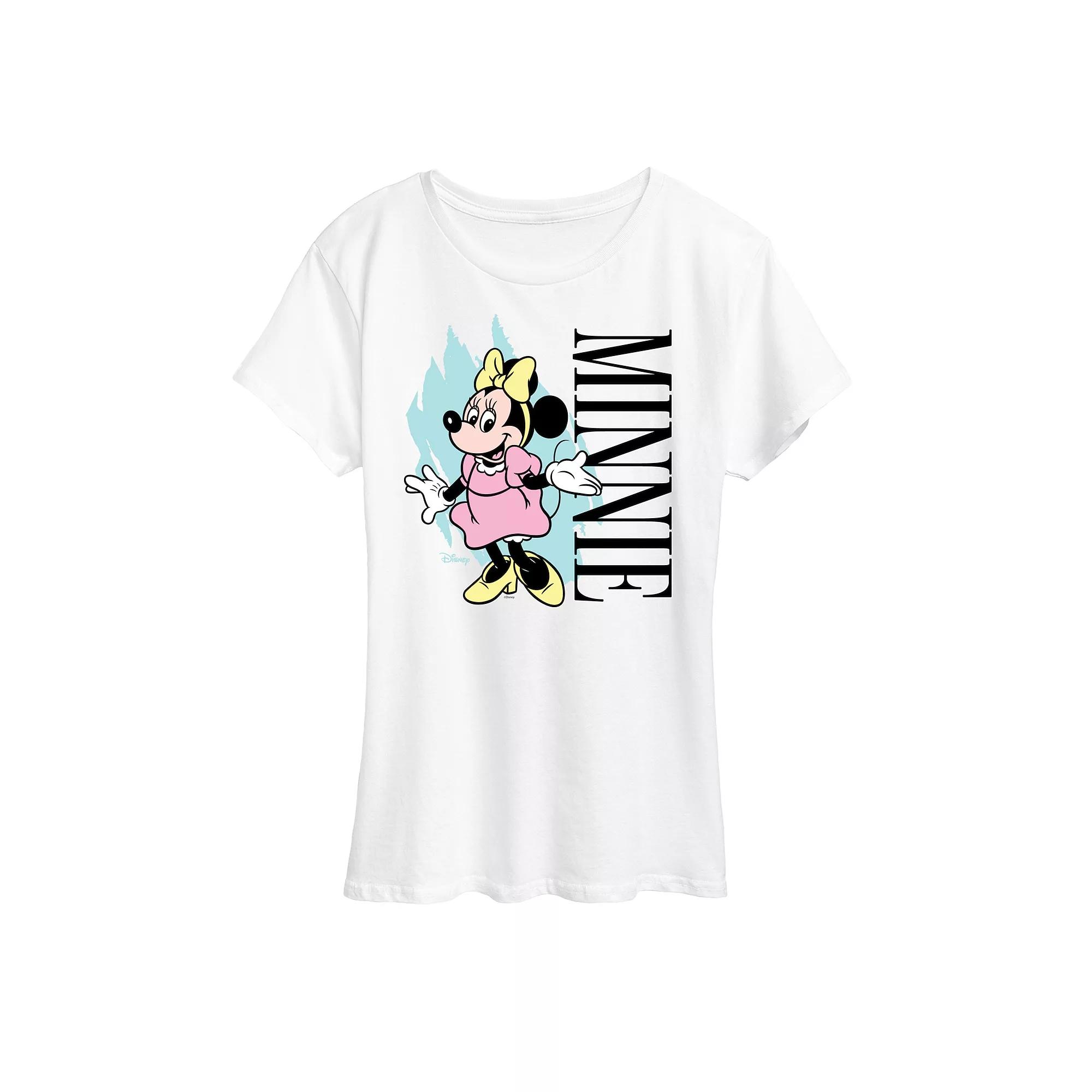 Disney's Minnie Mouse Retro Paint Swatch Graphic Tee, Women's,  Product Image