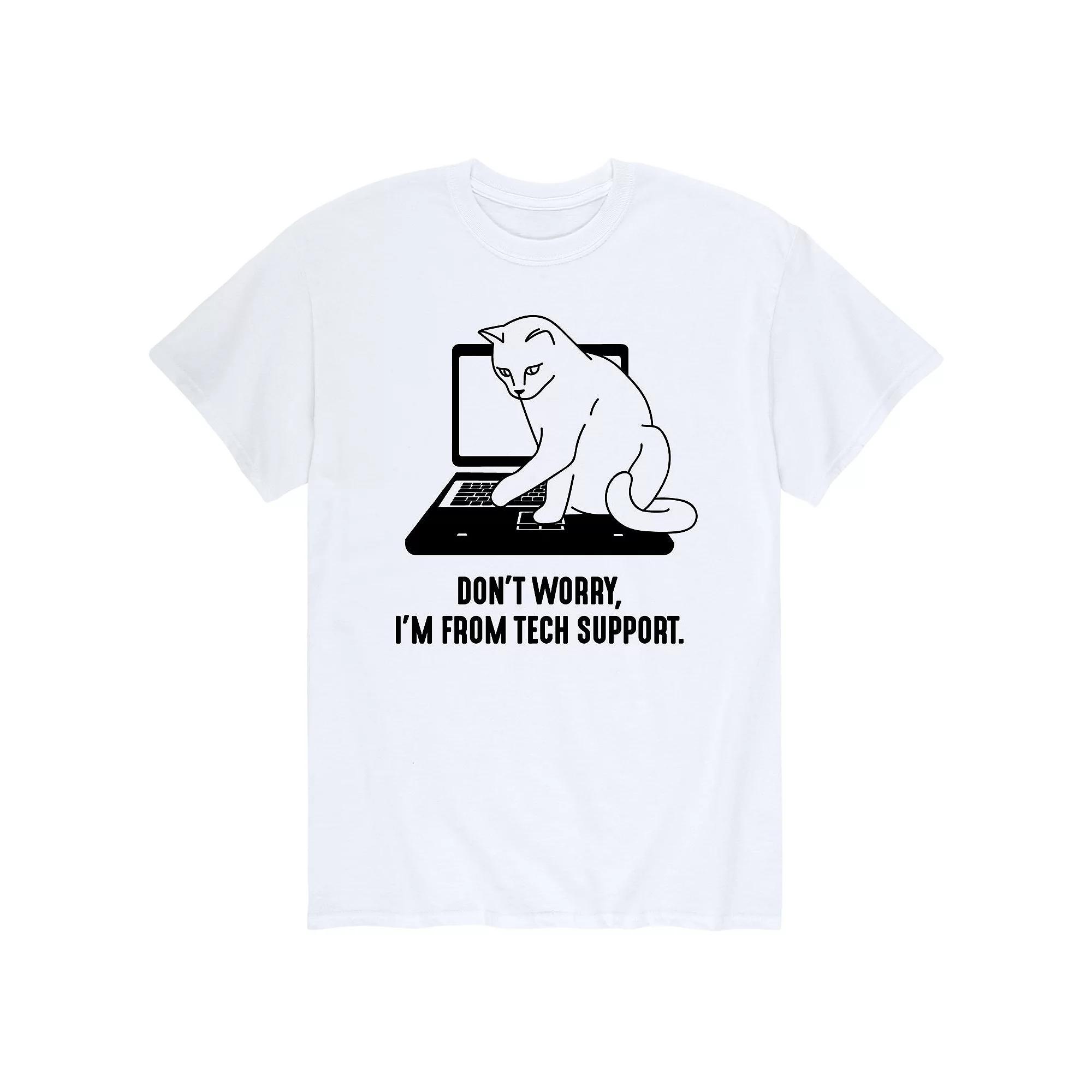 Men's I'm From Tech Support Tee,  Product Image