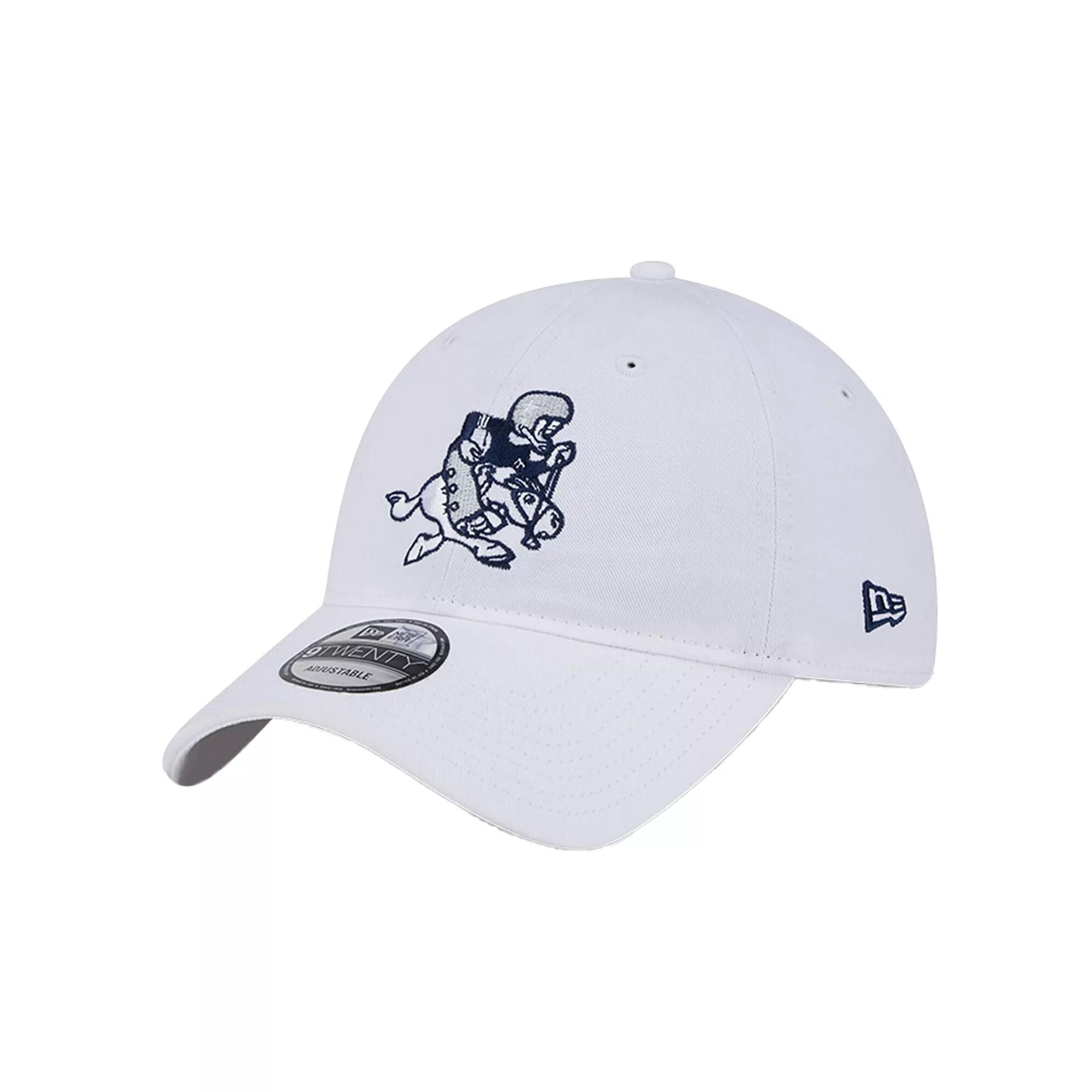 Men's New Era White Dallas Cowboys Retro Main 9TWENTY Adjustable Hat Product Image