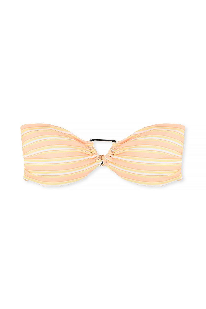 Triangle Detail Bandeau Bikini Top Product Image