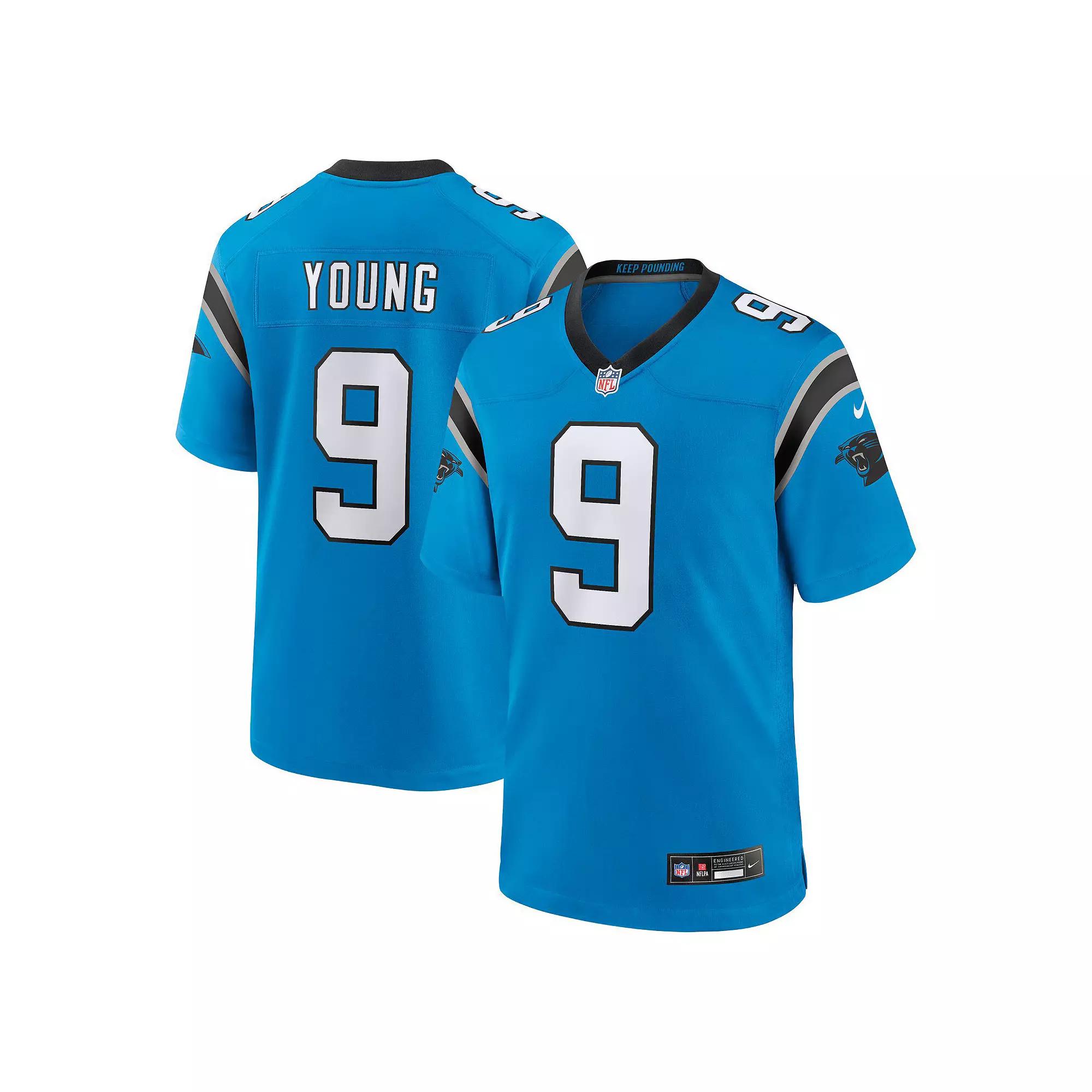 Bryce Young Carolina Panthers Nike Mens NFL Game Football Jersey | 67NM02PH9DF-FNG Product Image