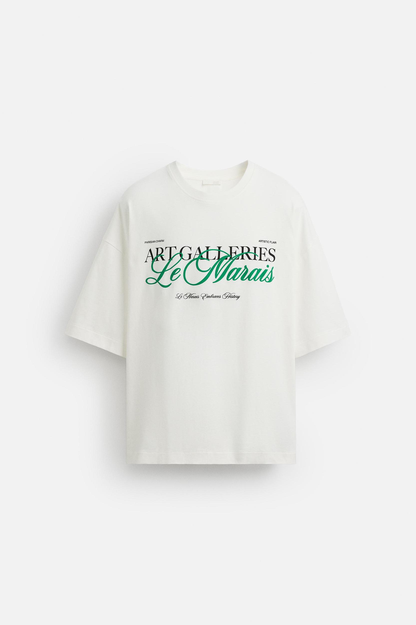 PRINTED TEXT T-SHIRT Product Image