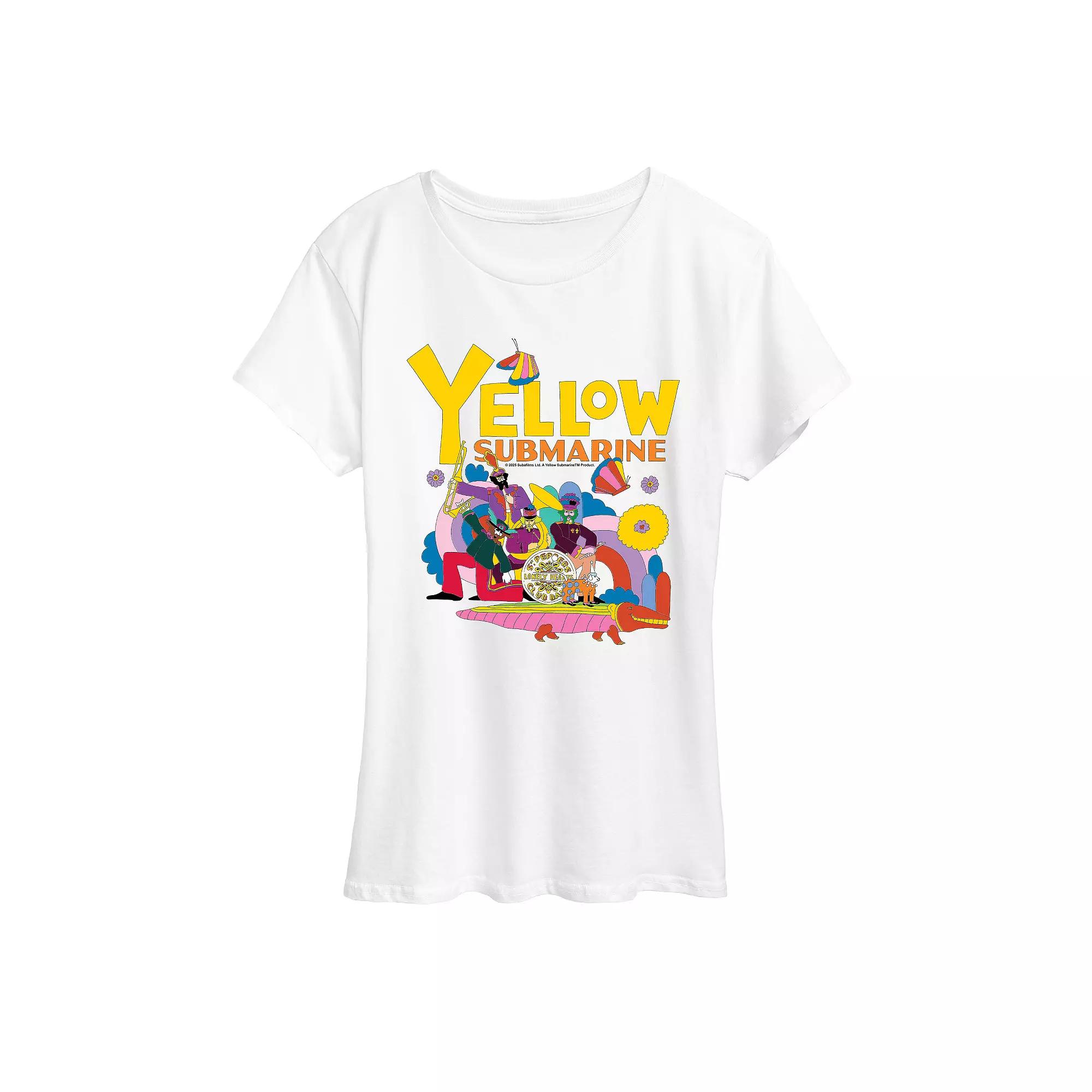 Women's The Beatles Yellow Submarine Graphic Tee,  Product Image