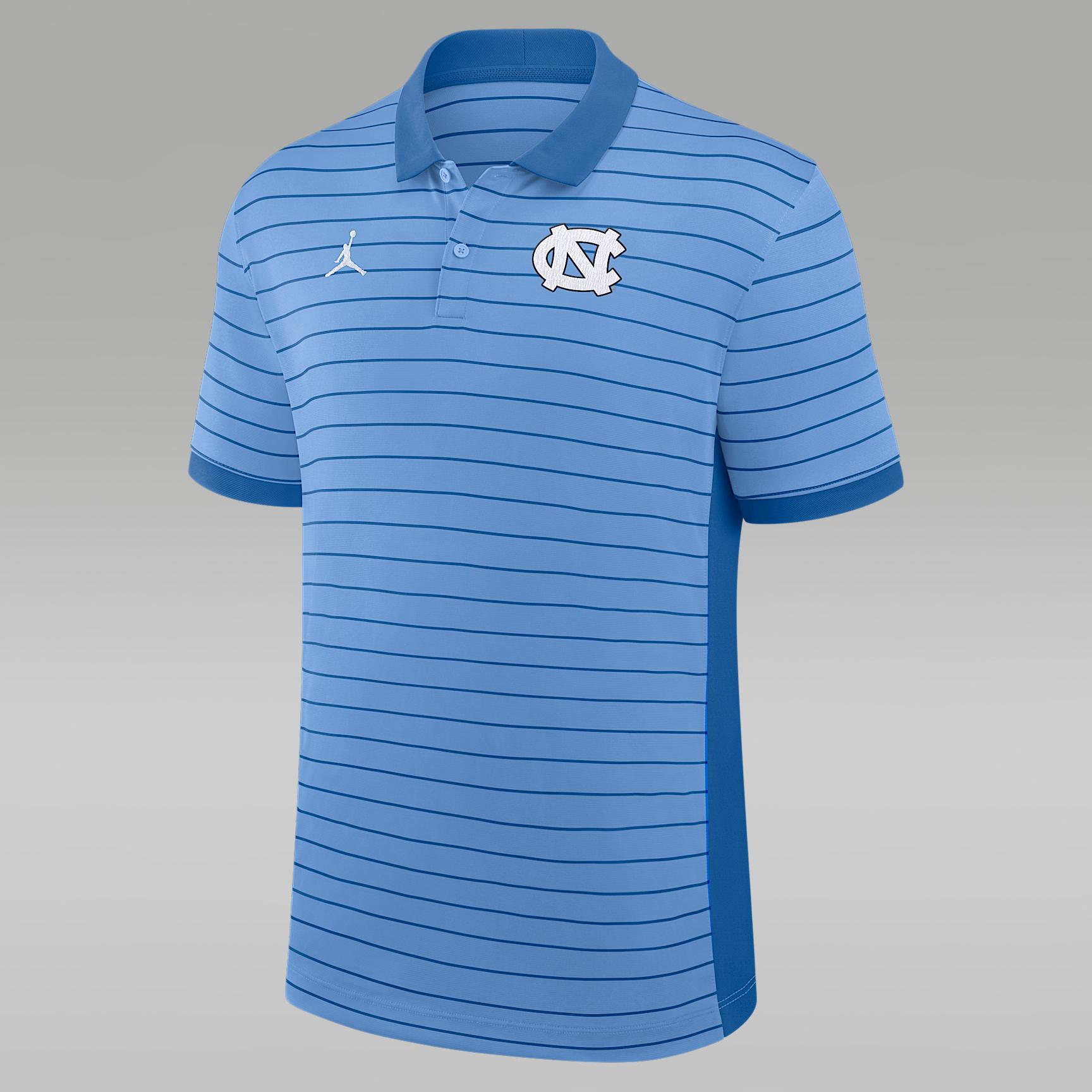 Mens North Carolina Sideline Victory Stripe Jordan Brand Dri-FIT College Polo | 0JBG0CEBNCN-FR1 Product Image
