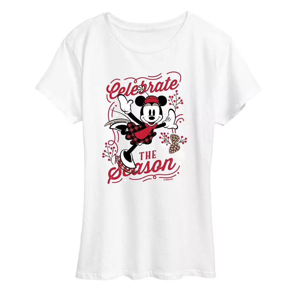 Women's Minnie Celebrate The Season Graphic Tee, Girl's,  Product Image