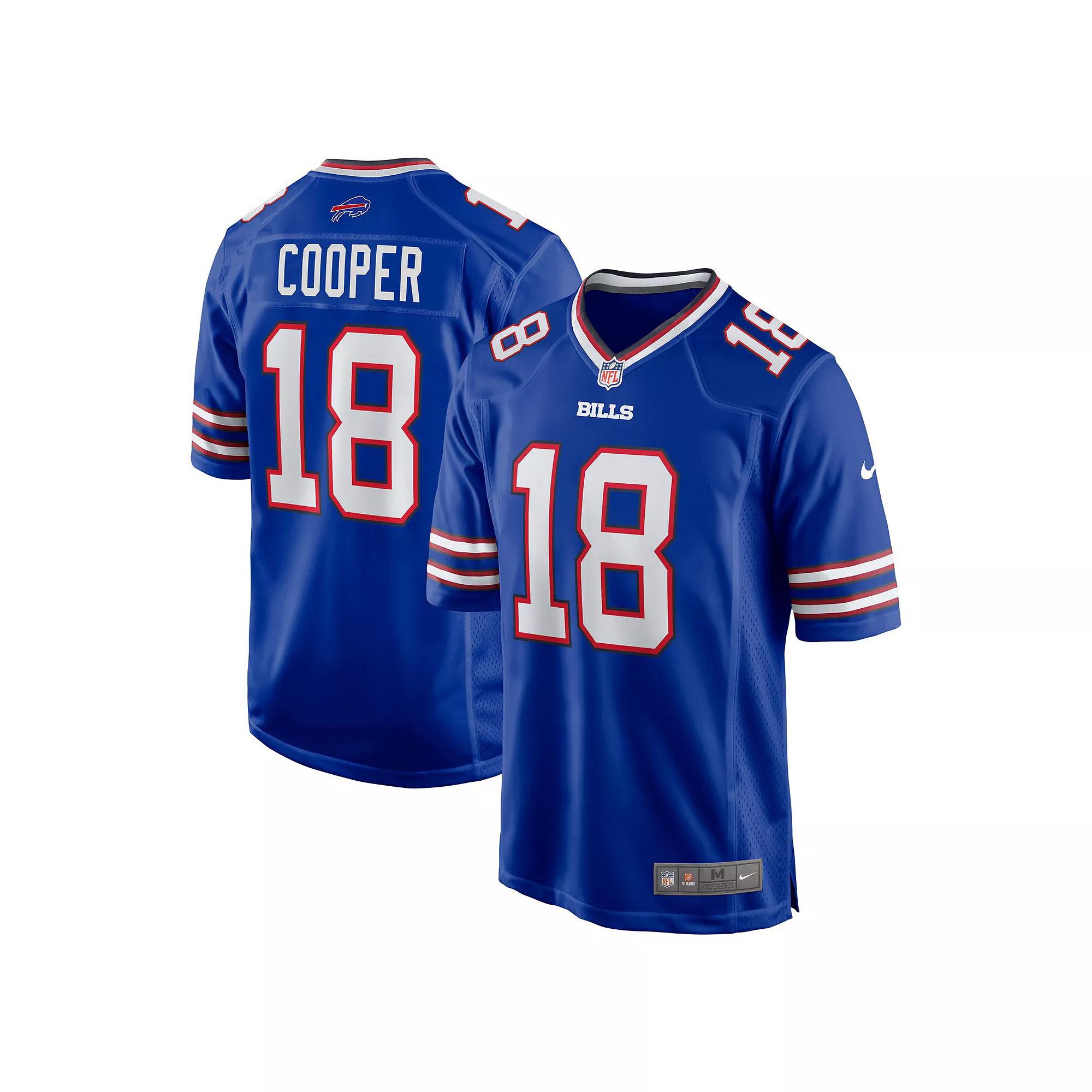 Men's Nike Amari Cooper Royal Buffalo Bills Game Jersey, Size: Medium, Blue Product Image