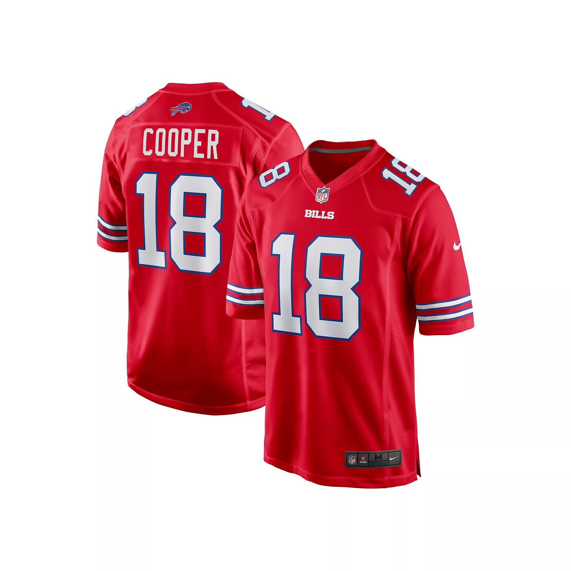 Men's Nike Amari Cooper Red Buffalo Bills 2nd Alternate Game Jersey, Size: Large Product Image
