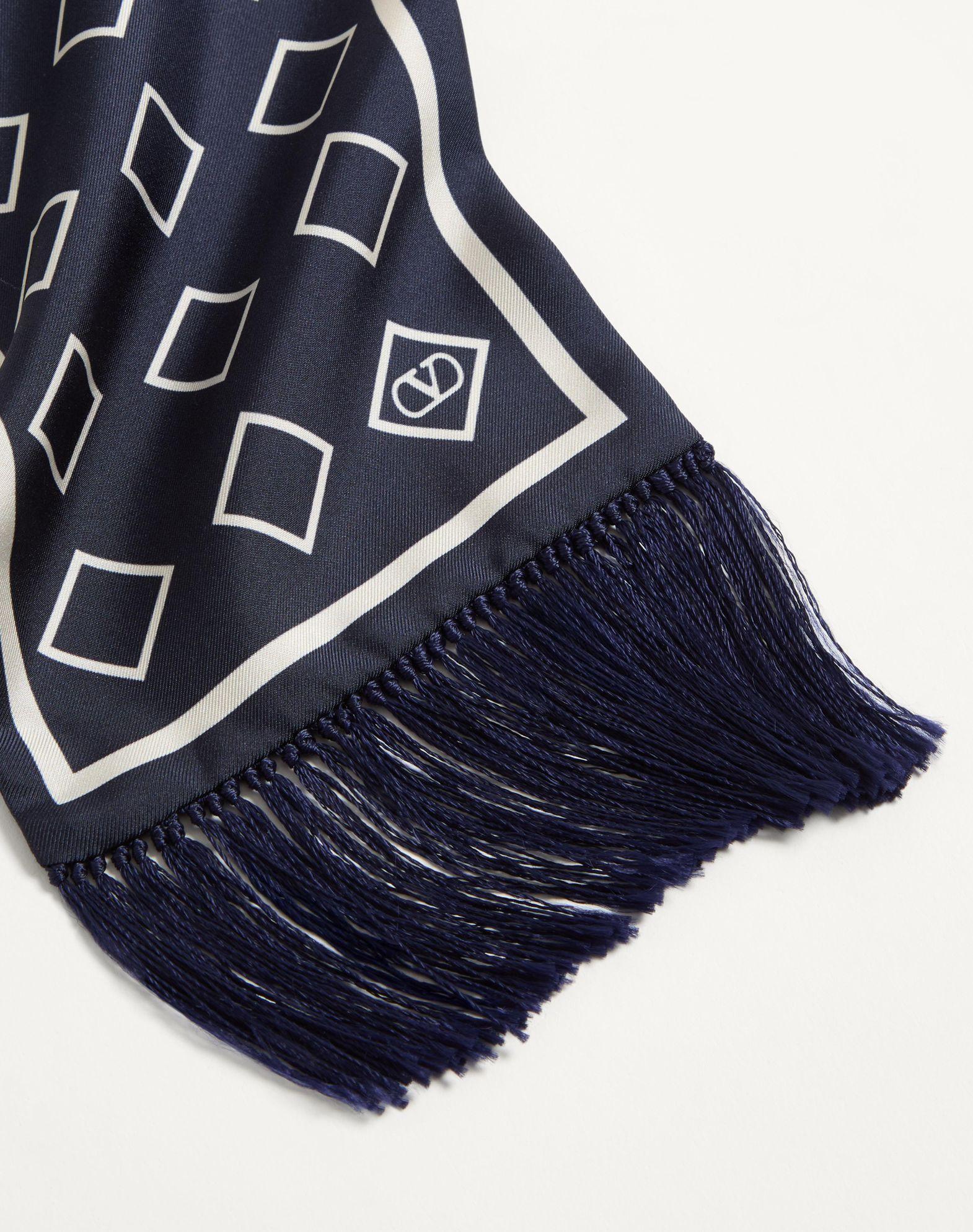 Opticool Silk Bandeau Scarf With Fringe Product Image