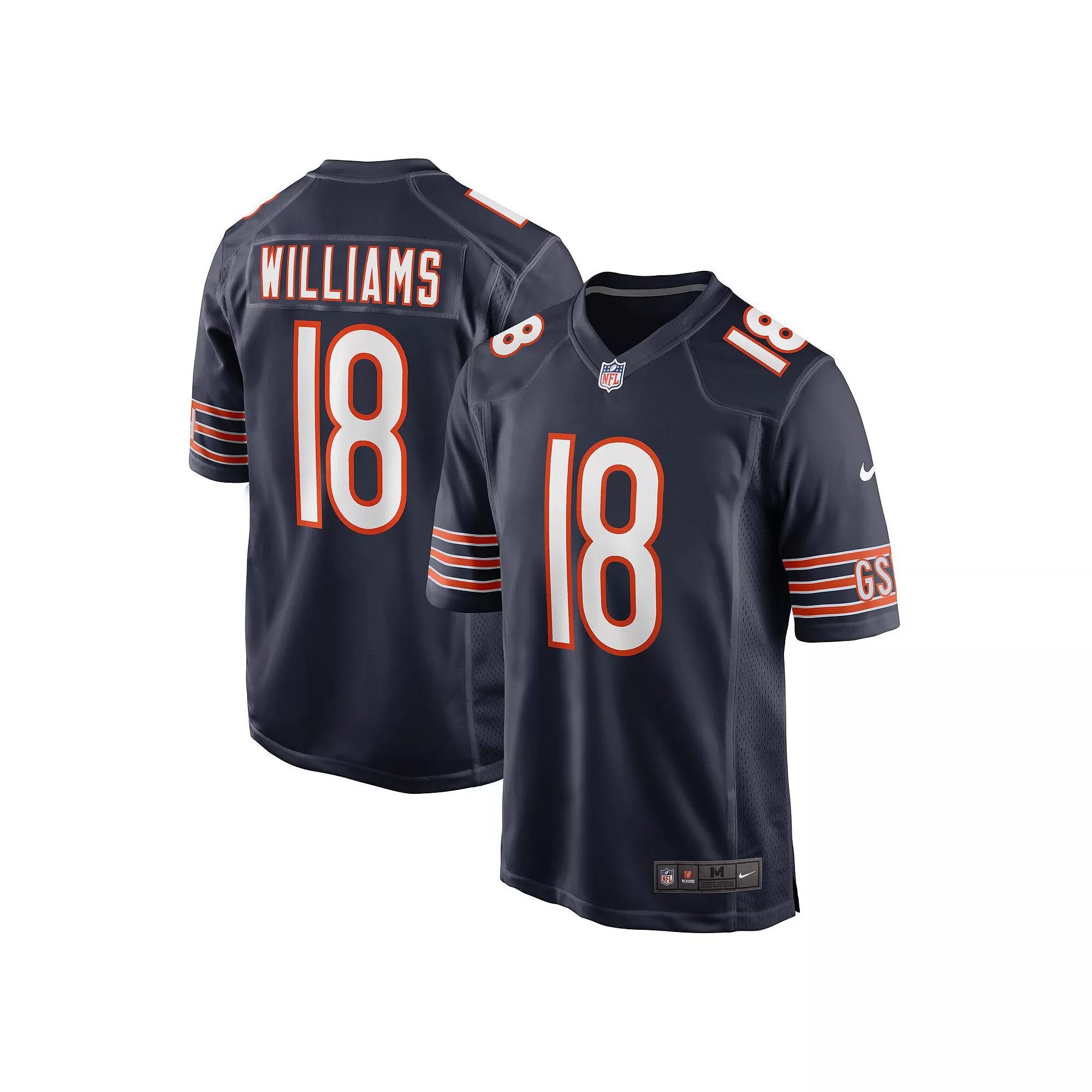 Caleb Williams Chicago Bears Nike Mens NFL Game Jersey | 67NMCBGH7QF-DZ8 Product Image