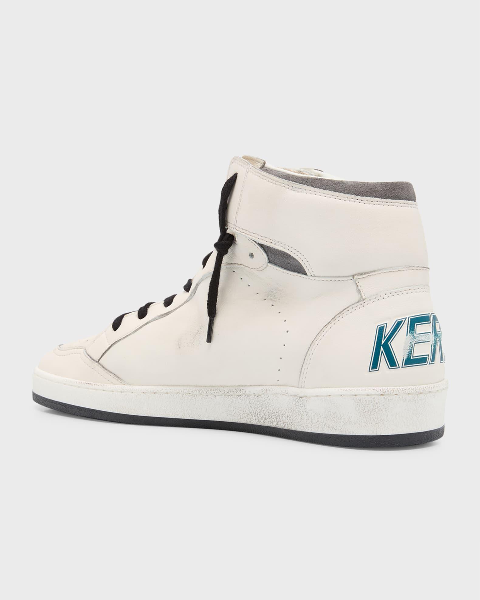 Men's Sky-Star Leather High Top Sneakers Product Image