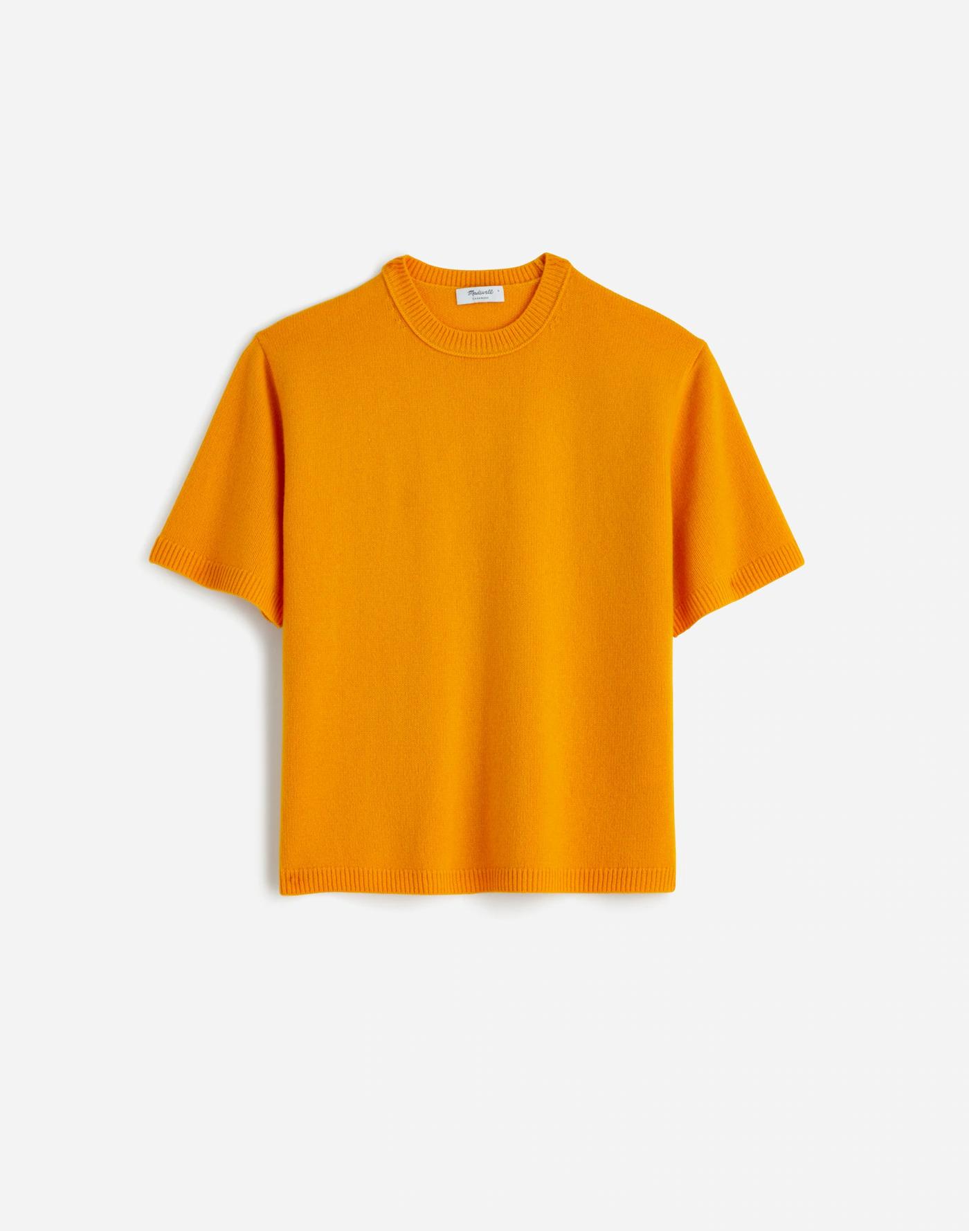 Relaxed Cashmere Sweater Tee Product Image