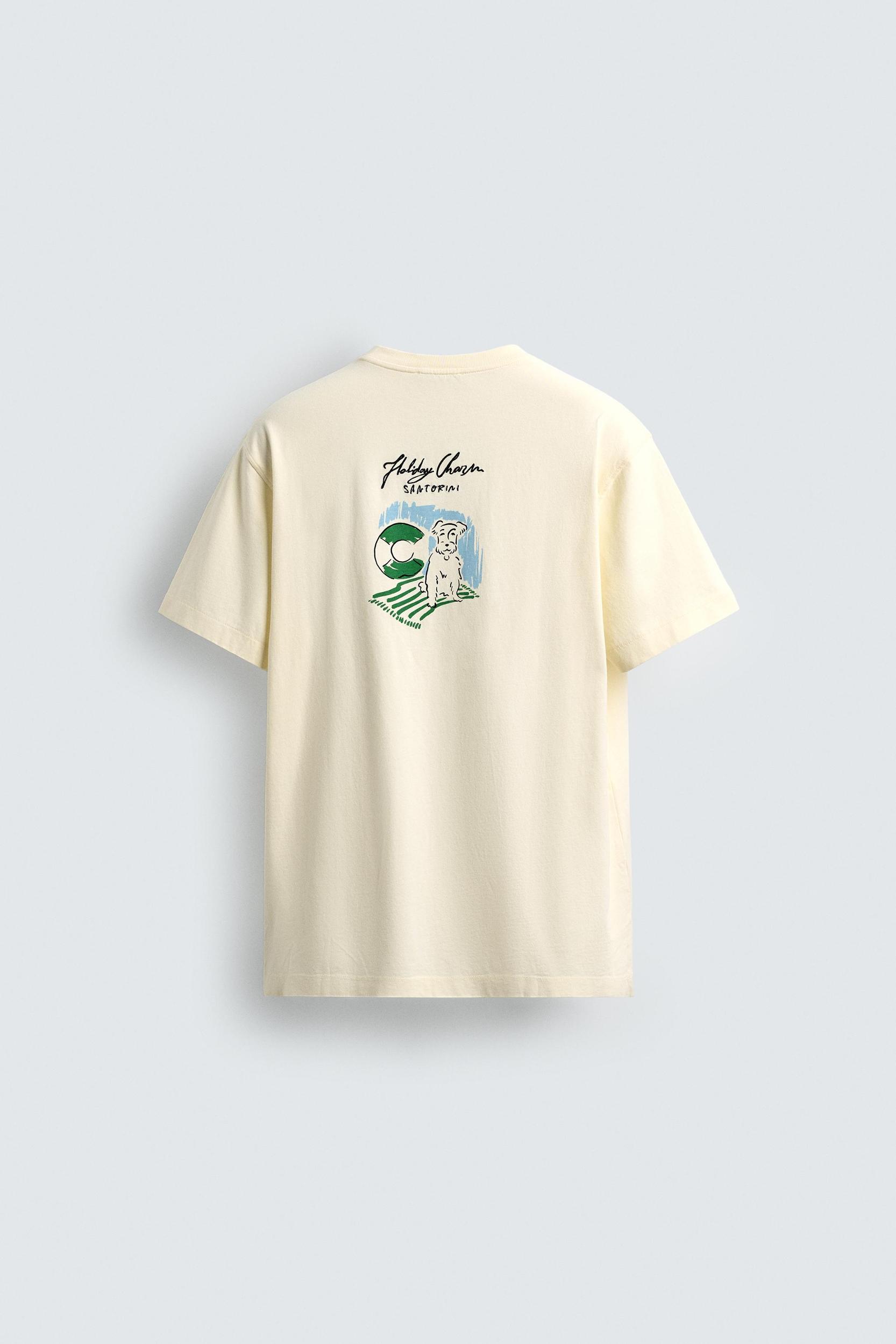 EMBROIDERED TEXT T-SHIRT Product Image