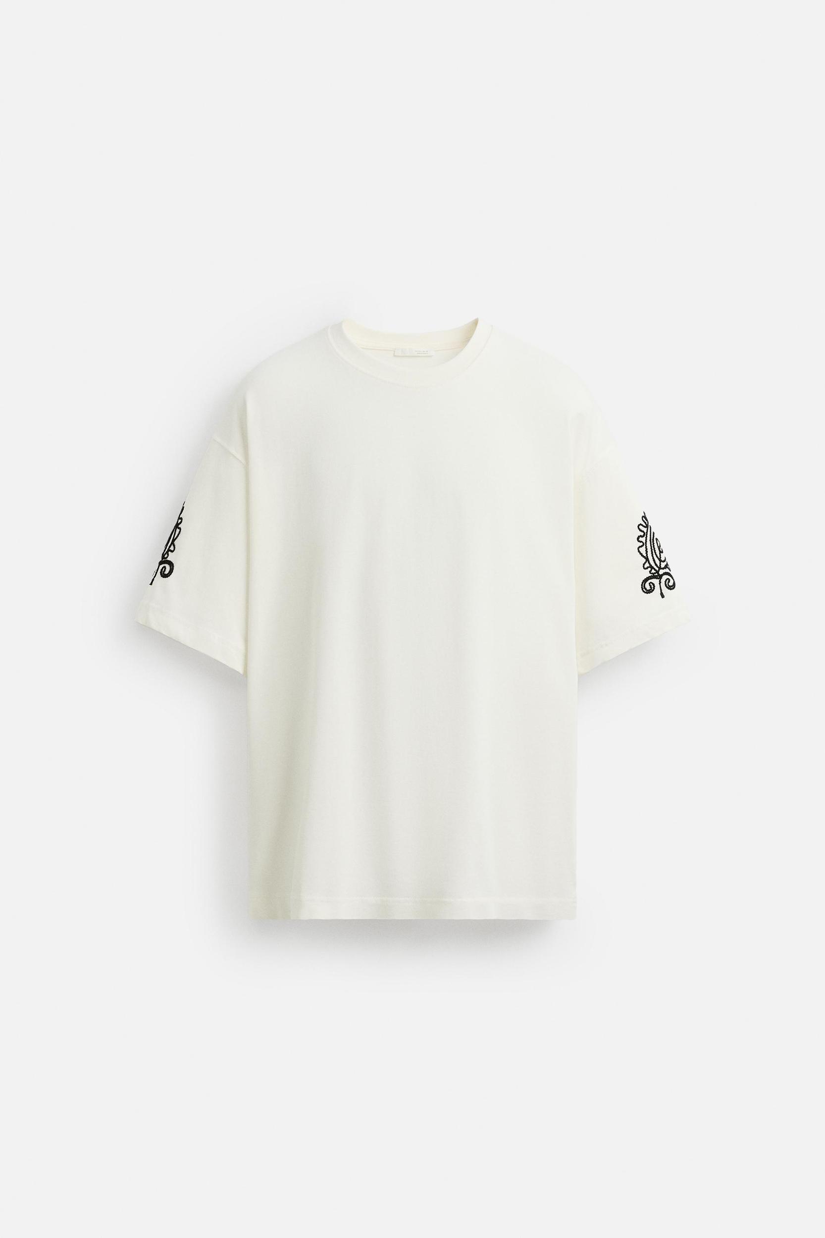 CONTRAST EMBROIDERY SHIRT Product Image