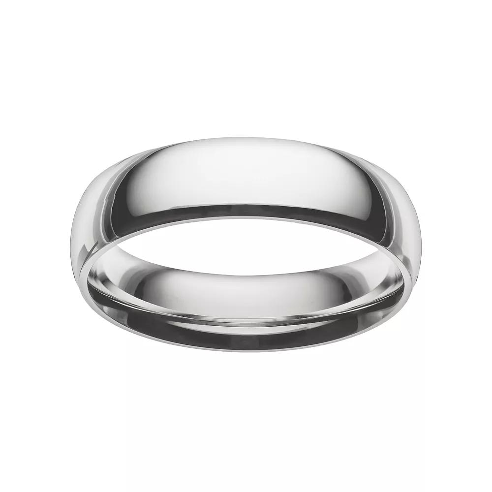 AXL Stainless Steel Men's Wedding Band, Size: 9, Silver Product Image