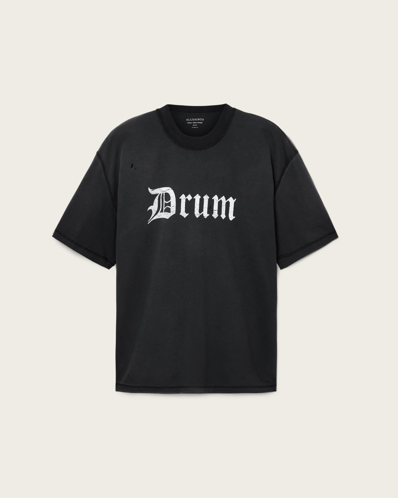 Utopia Boxy T-Shirt Washed Black | ALLSAINTS US Product Image