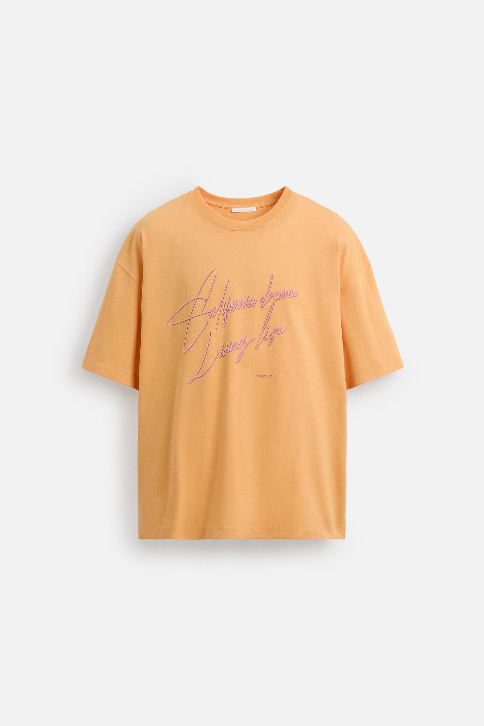 TEXTURED PRINTED T-SHIRT Product Image