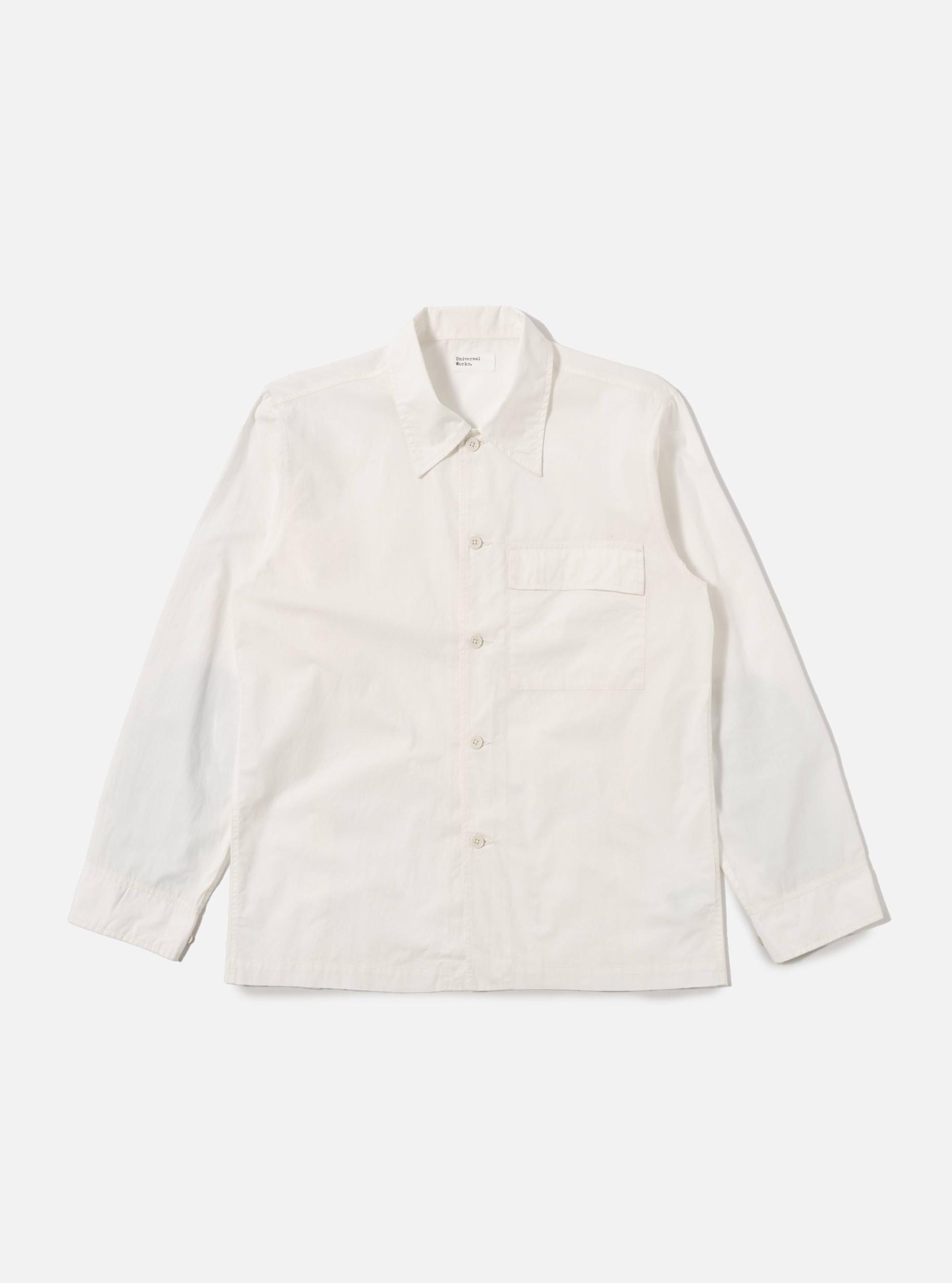 Universal Works Cruiser Shirt in Ecru Poplin Product Image