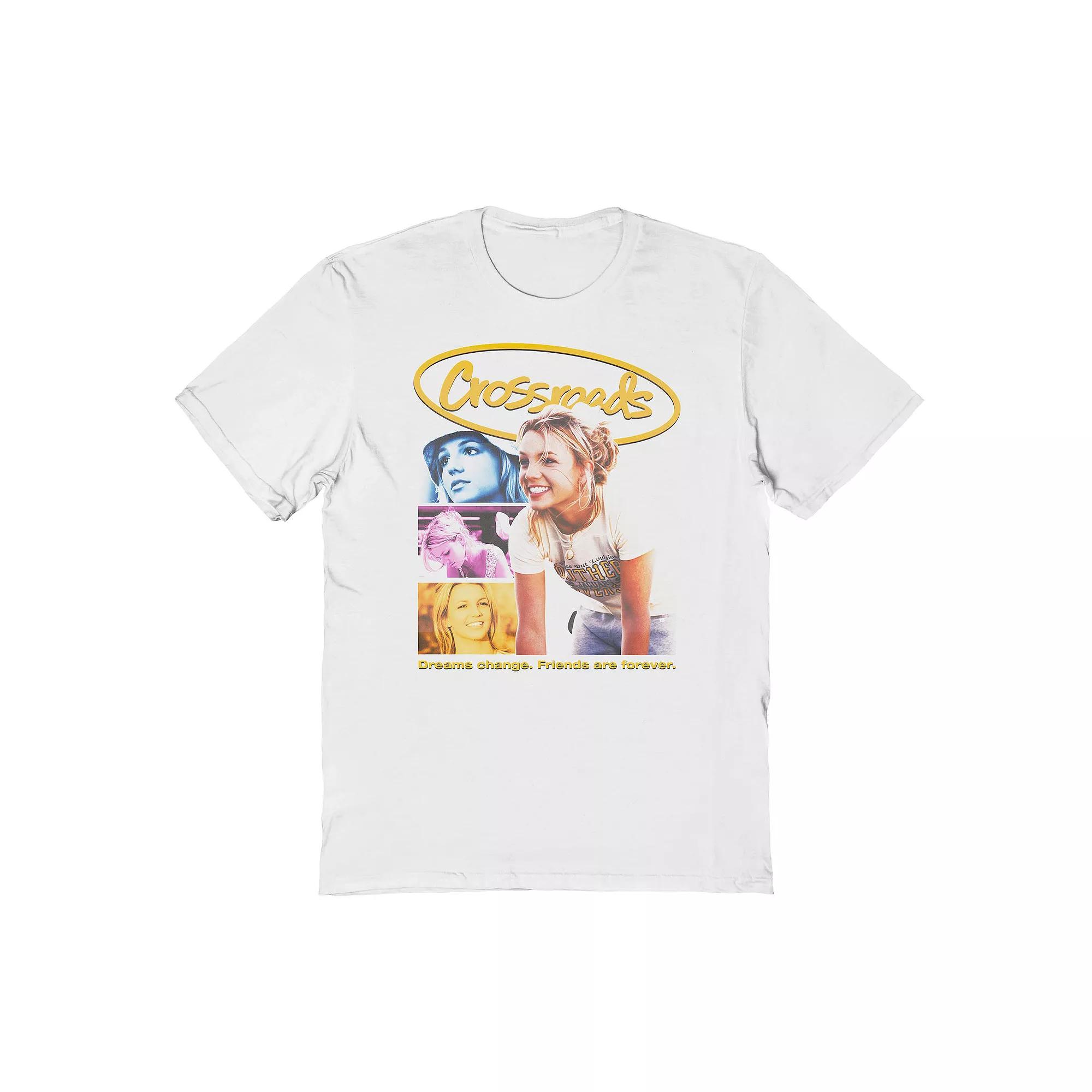 Men's Britney Spears Crossroads Movie Poster Graphic Tee, Size: Large, White Product Image