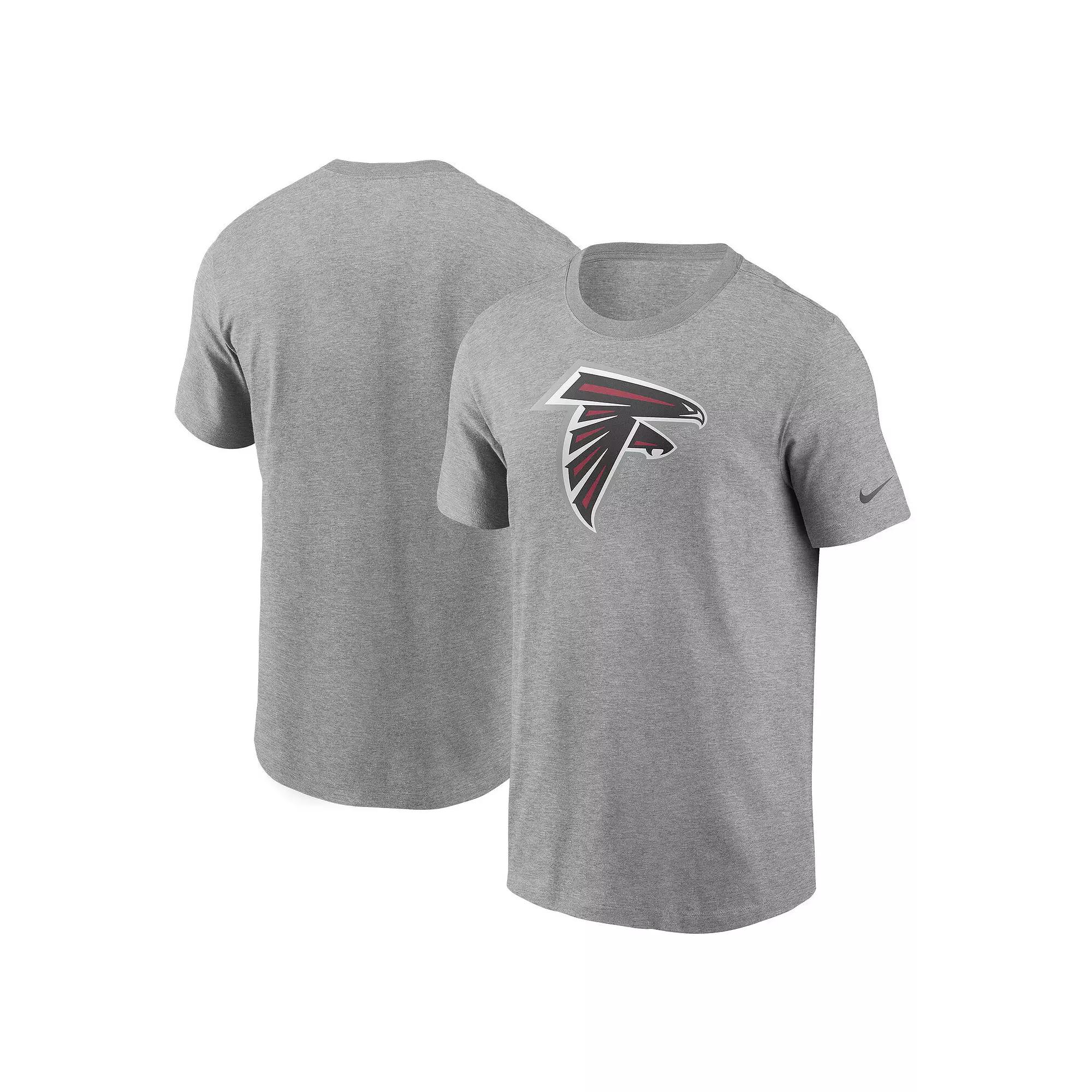 Men's Nike Heathered Gray Atlanta Falcons Primary Logo T-Shirt,  Product Image