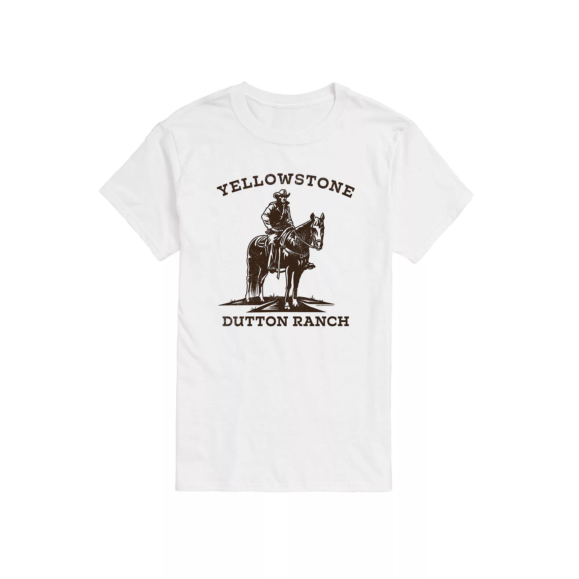 Big & Tall Yellowstone Cowboy Tee, Men's,  Product Image