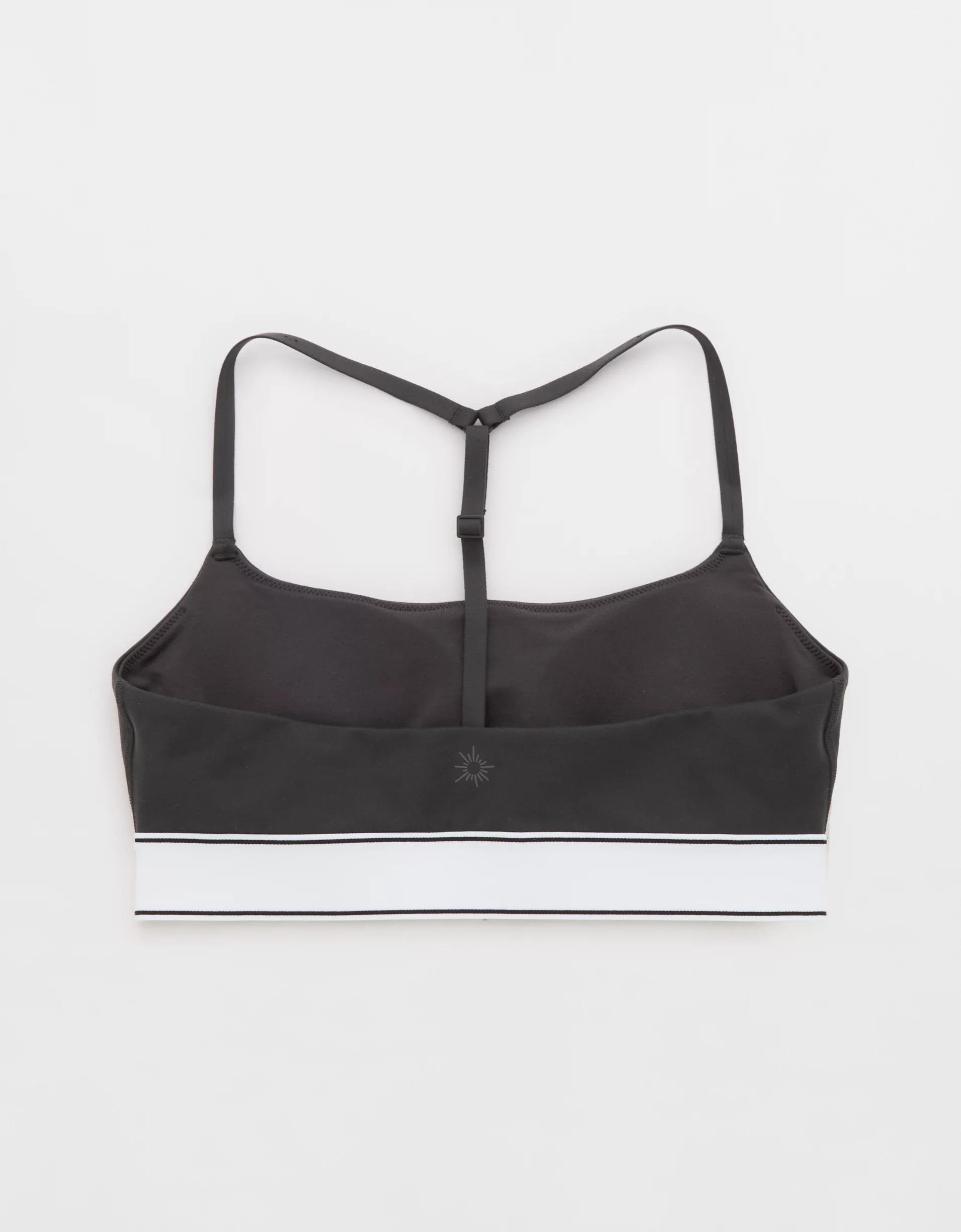 OFFLINE By Aerie The Hugger Logo Elastic Sports Bra Product Image