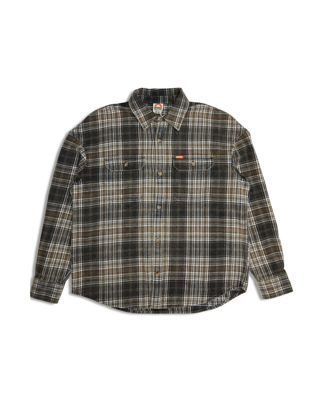 Vacay Check Shirt - Grey Check Product Image