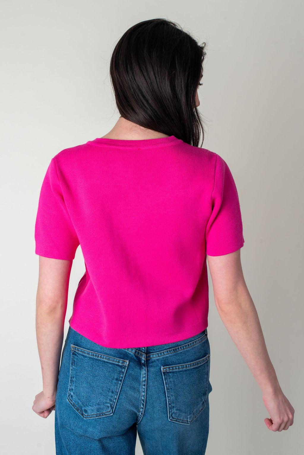 Heartbreaker Knit Short Sleeve Top Product Image