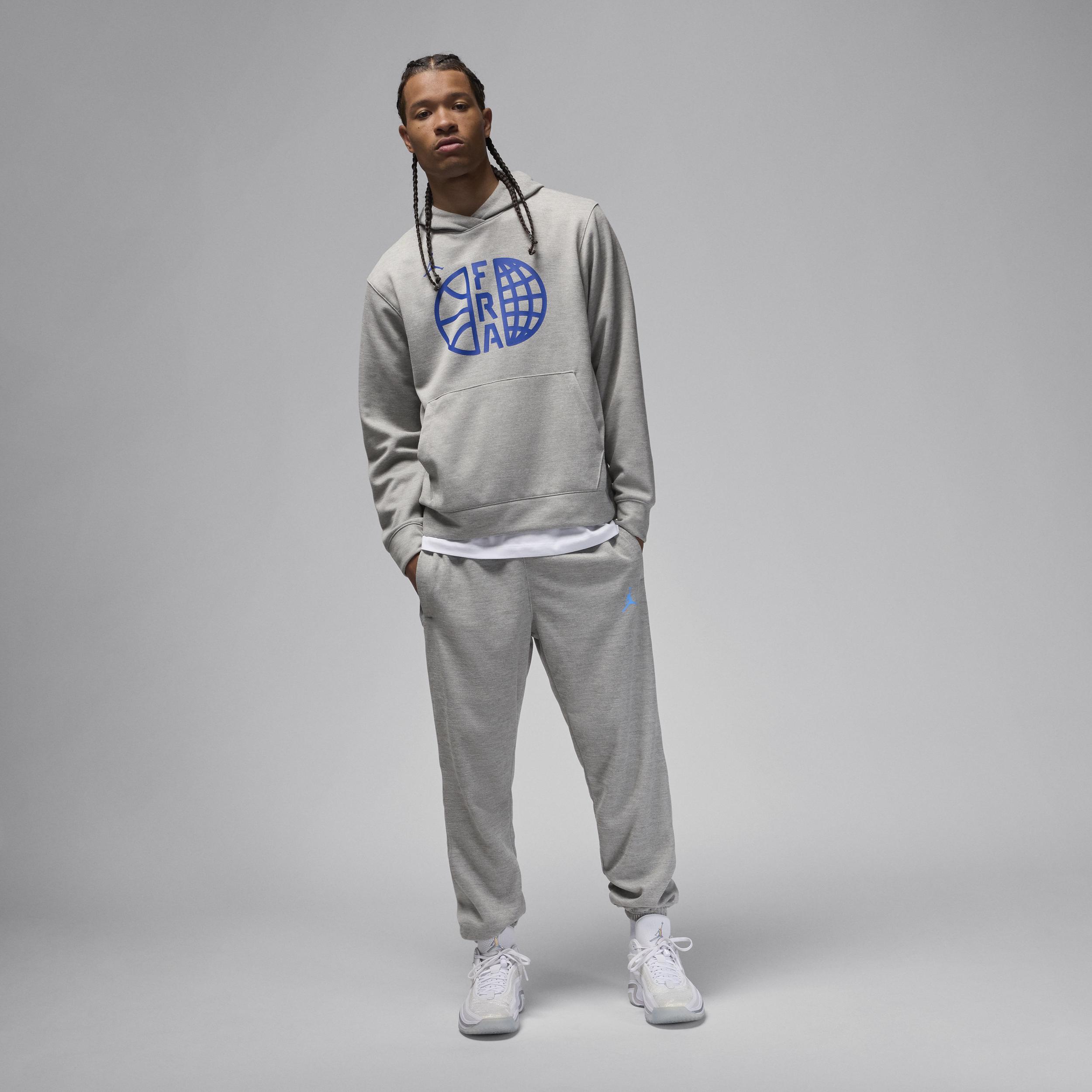 France Practice Nike Men's Basketball Fleece Hoodie Product Image