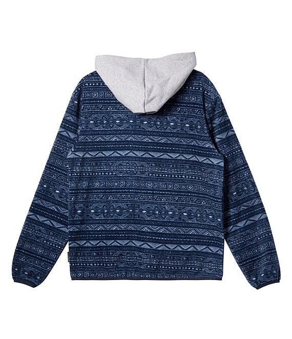 Quiksilver Surf Days Polar Fleece Plaid Hooded Jacket Product Image