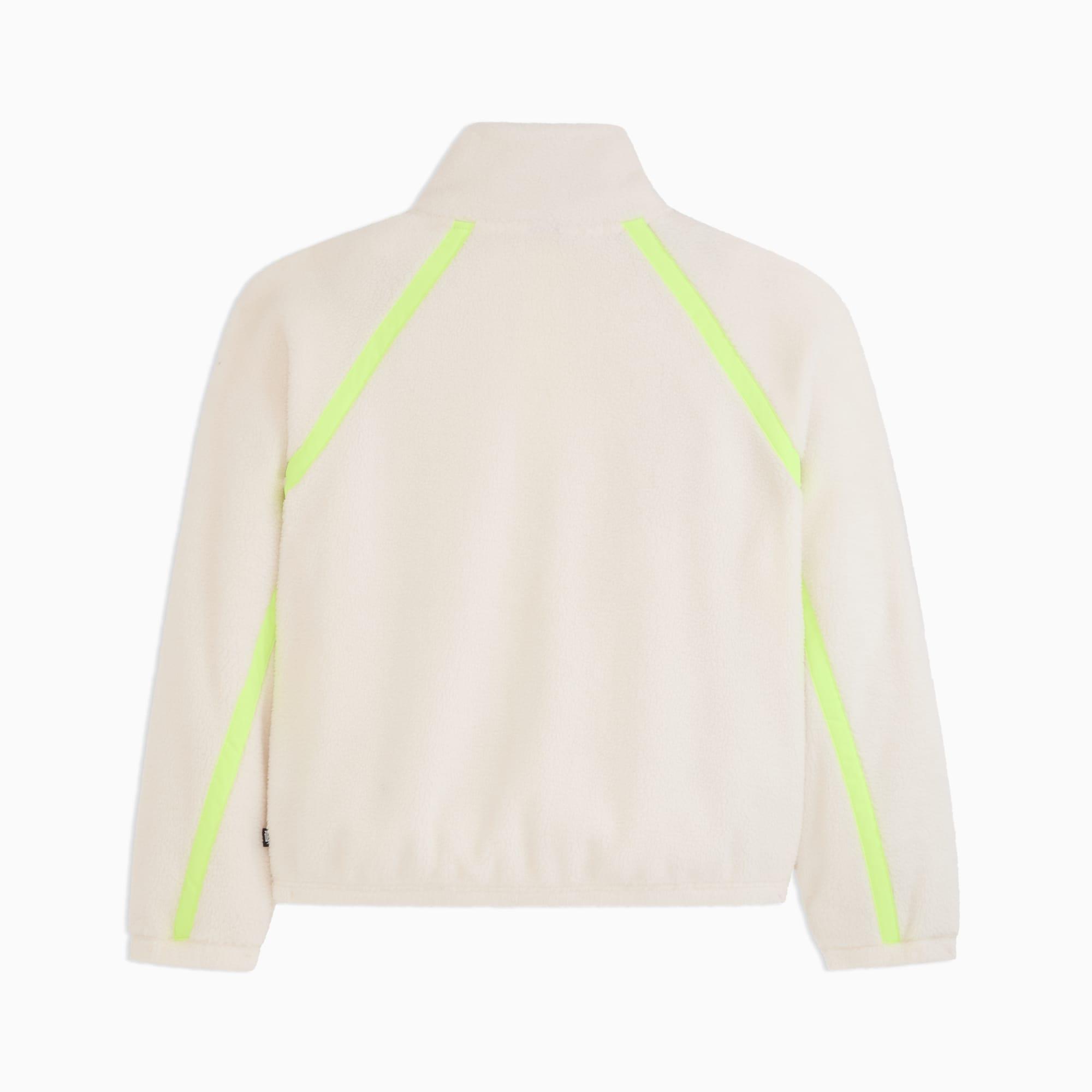 Sherpa Fleece Jacket W/ Wove Women Product Image