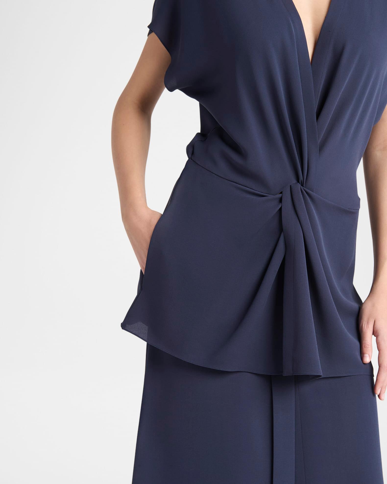 Tiered Soft Silk Gown Product Image