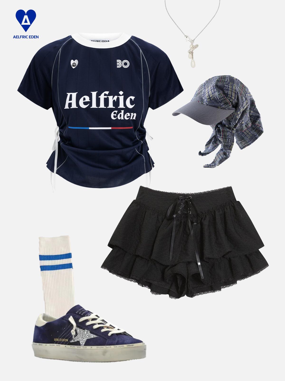 Aelfric Eden Cut-Out Stripe Soccer Jersey Female Product Image