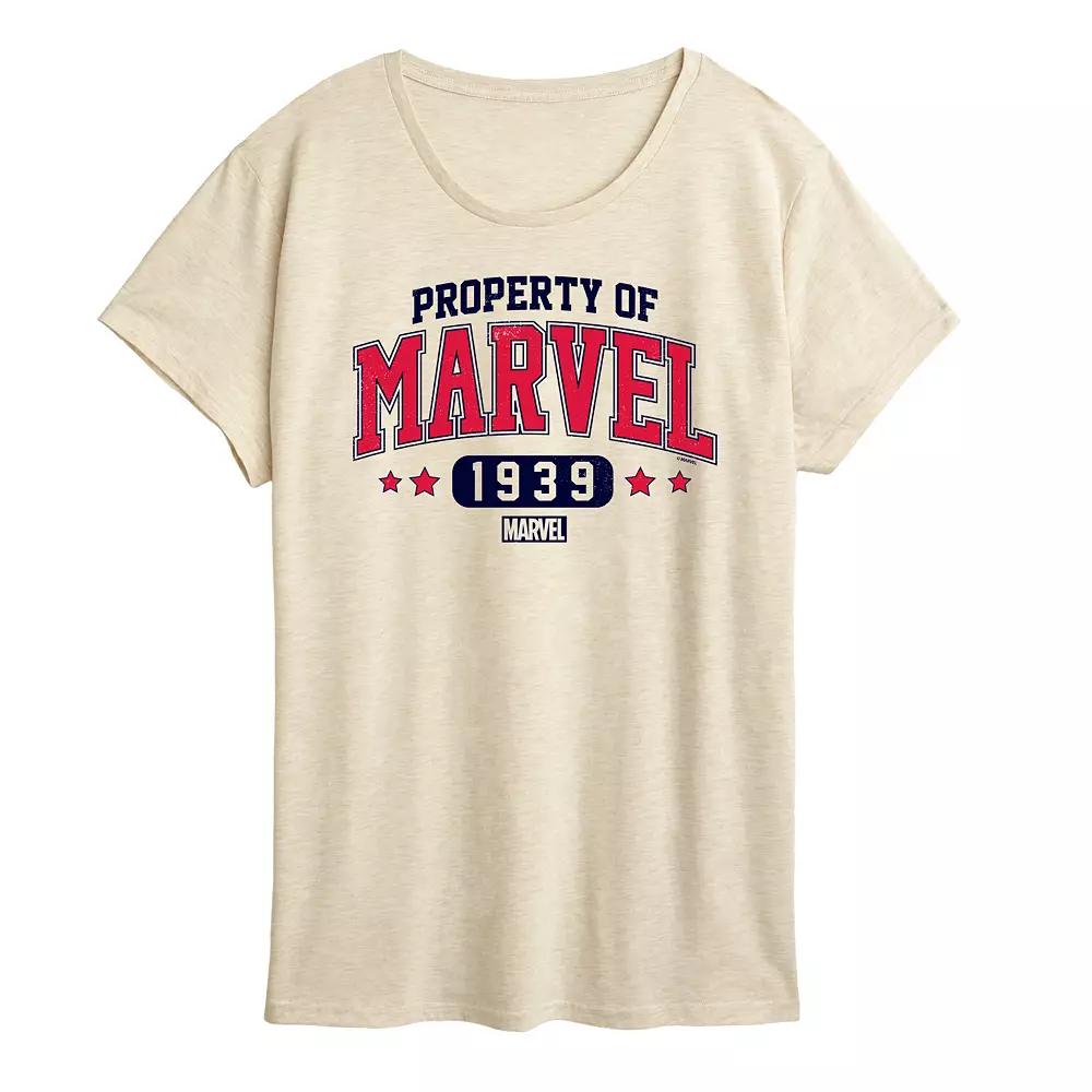 Women's Marvel Property of Marvel Graphic Tee,  Product Image