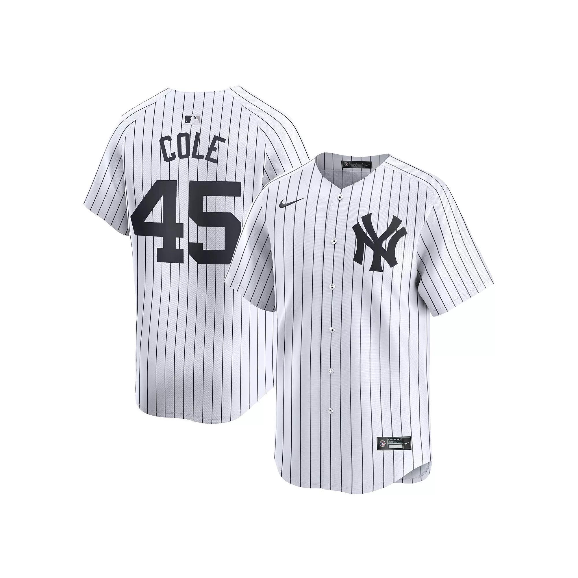 Men's Nike Gerrit Cole White New York Yankees Home Limited Player Jersey,  Product Image