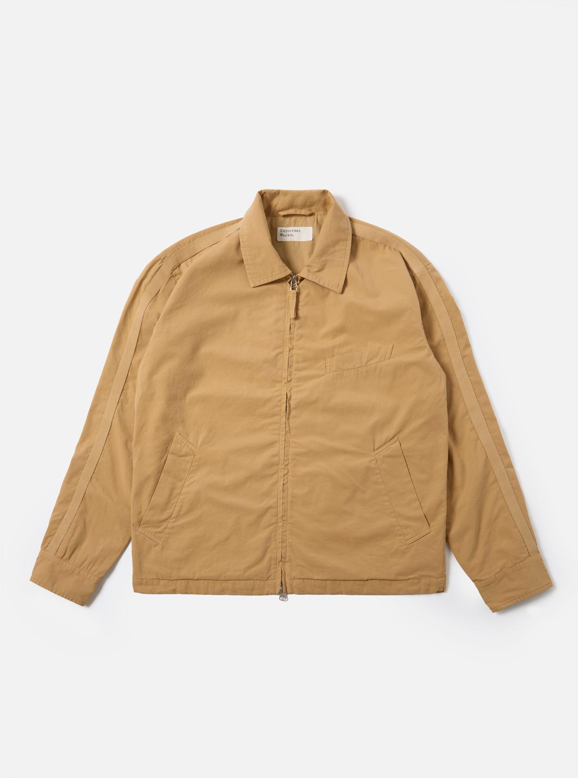Dark Sand Summer Canvas Windcheater Jacket Product Image