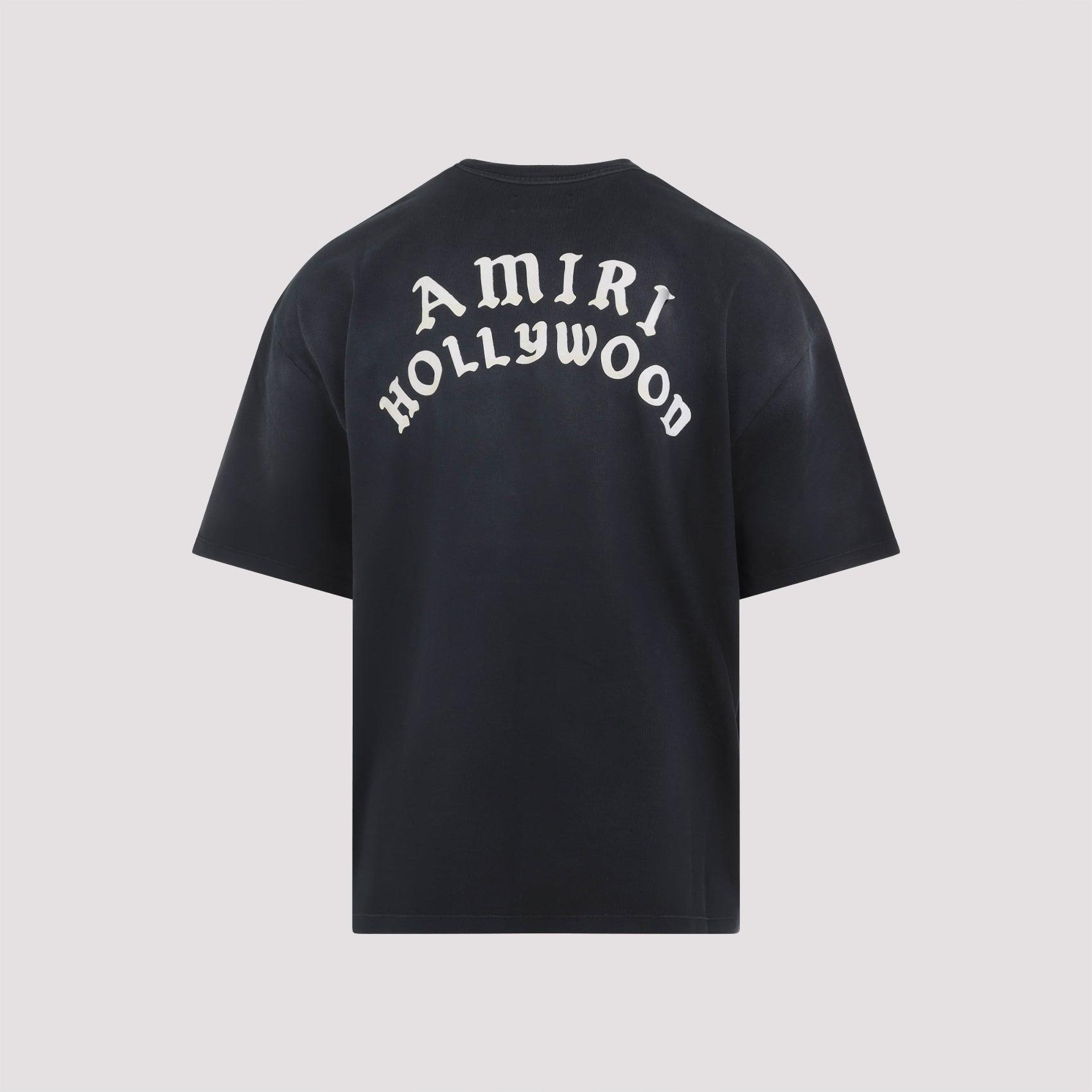 AMIRI Hollywood Oversized T-shirt In Black Product Image