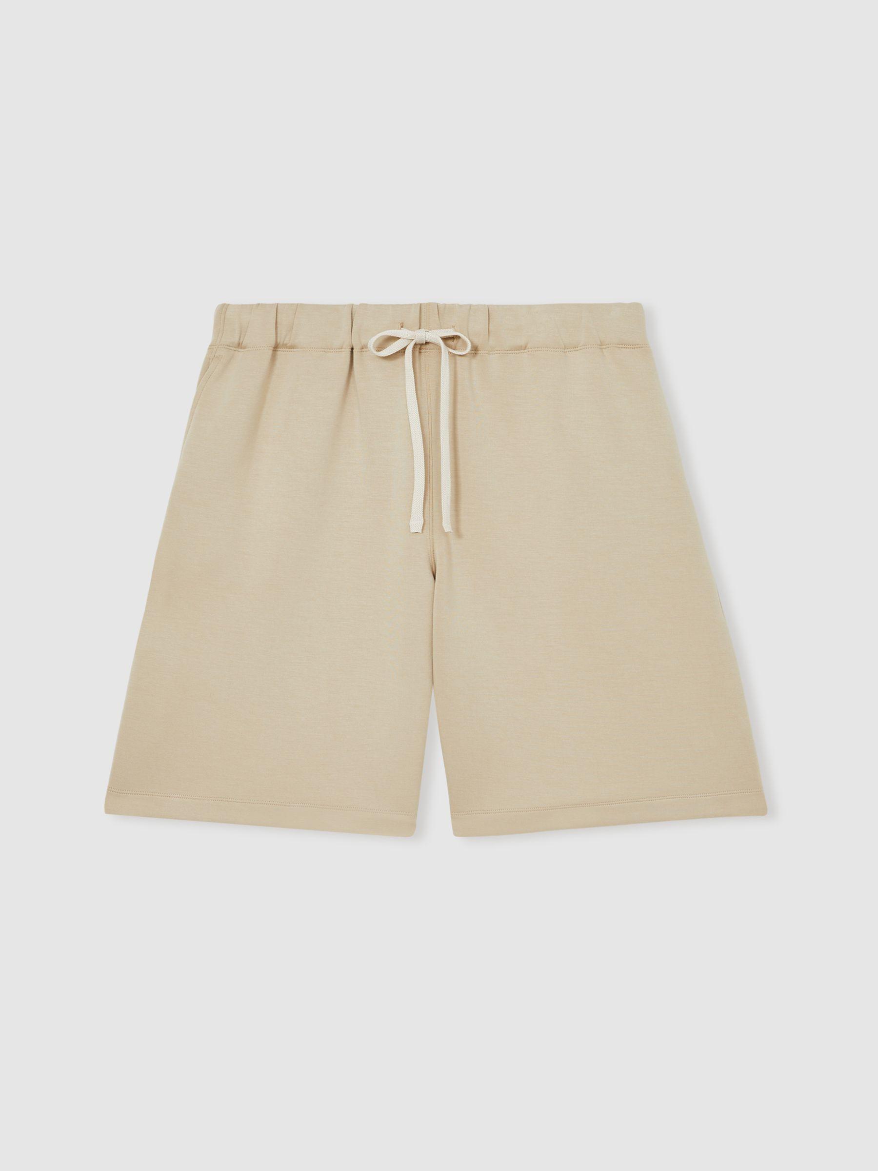 Reiss | Les 100 Ciels Jersey Shorts in Sage Product Image