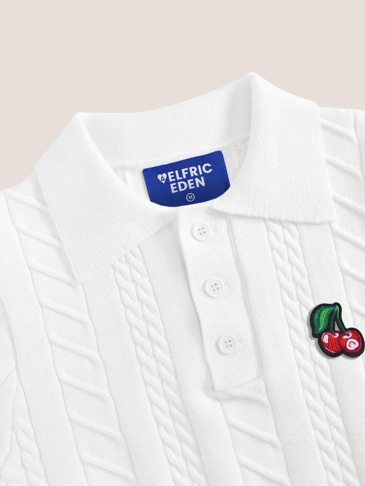 Aelfric Eden Essential Polo Cherry Sweater Product Image