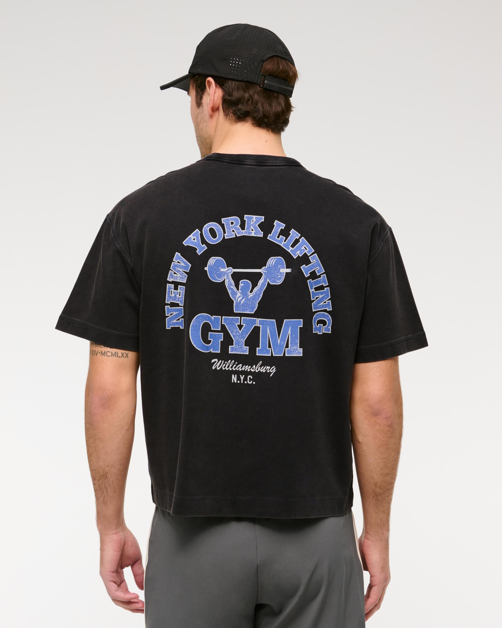 YPB Active Cropped Heavyweight Cotton Tee Product Image