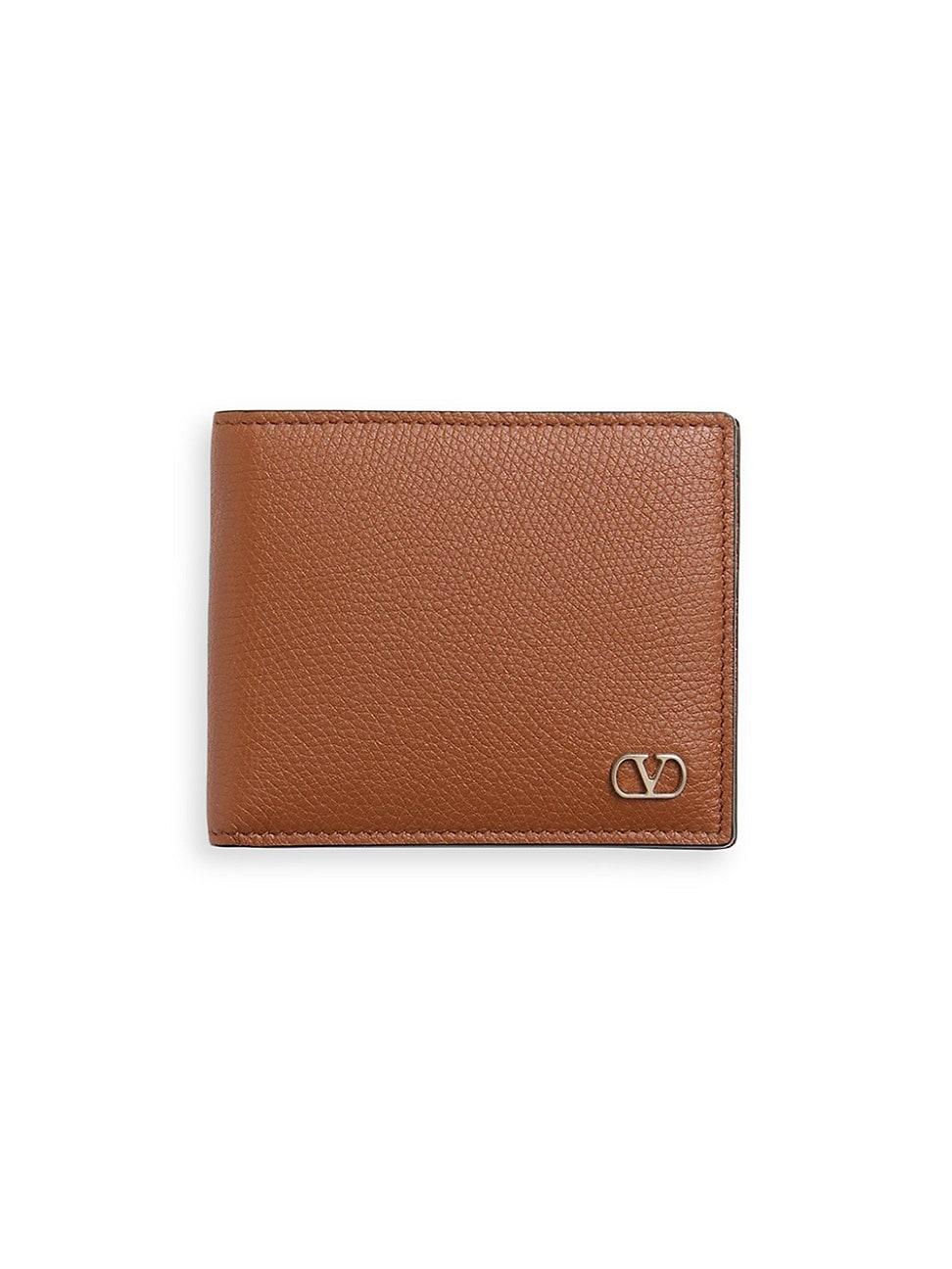 Mens VLogo Signature Grainy Calfskin Wallet Product Image
