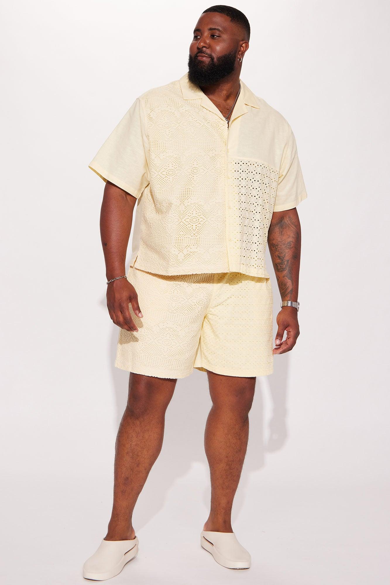 Perfect Combination Linen Button Up Shirt - Cream Product Image