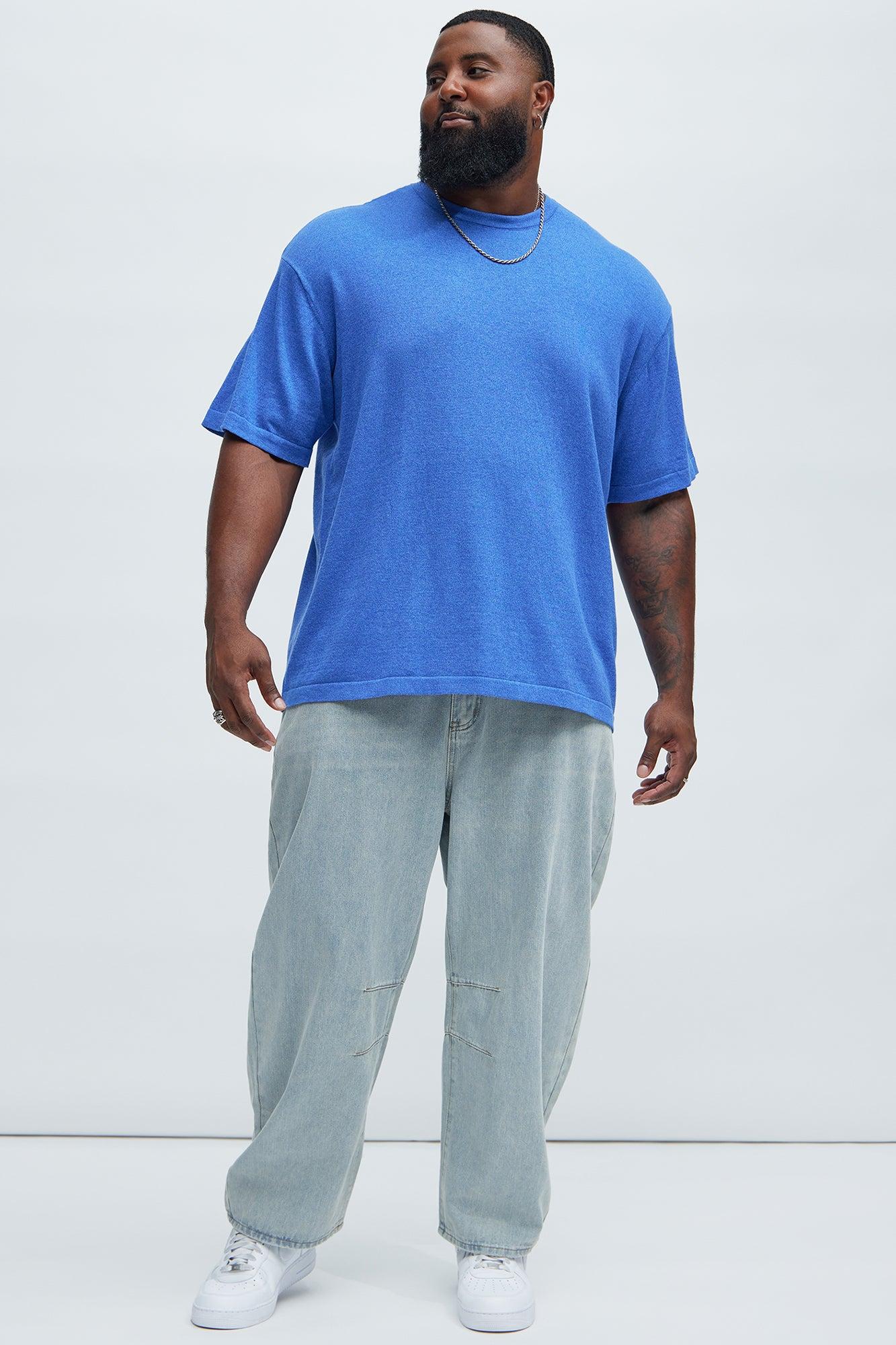 Henshaw Knit Tee - Blue Product Image